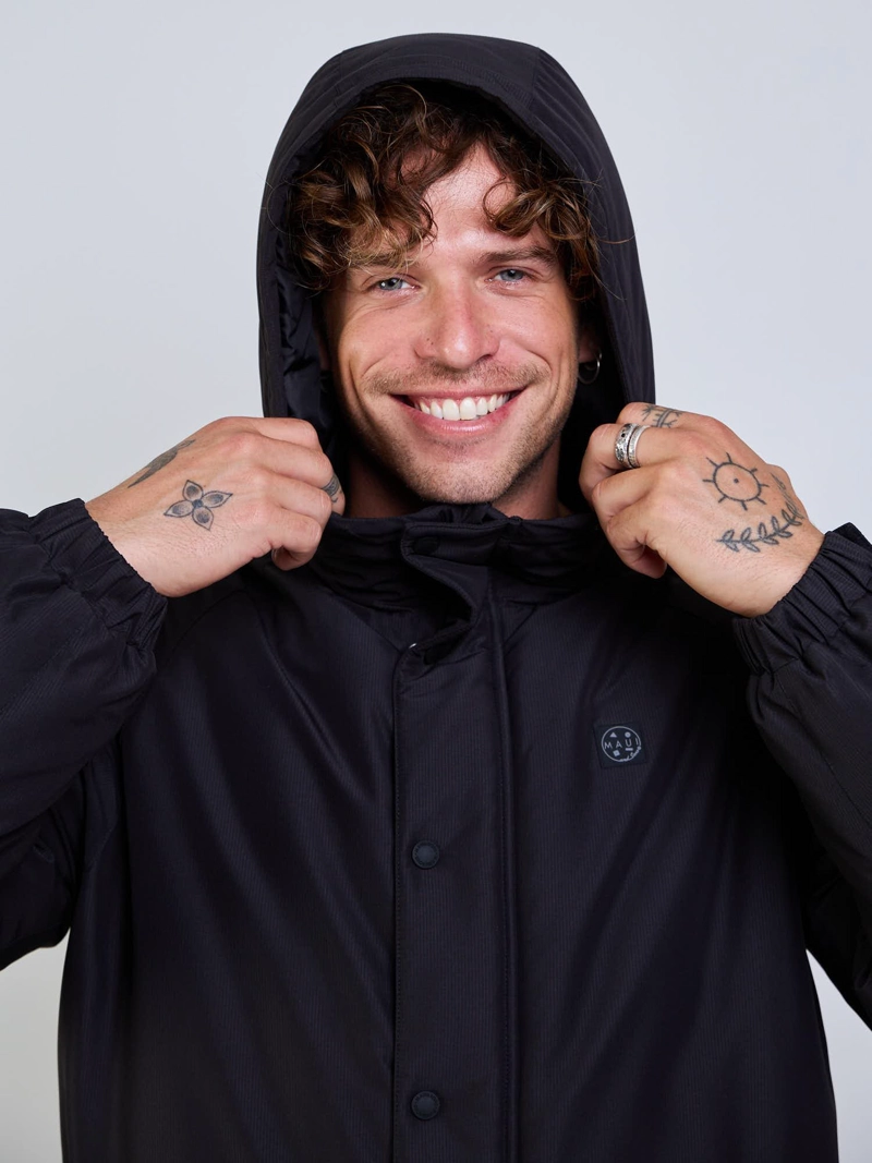 CHAQUETA JUMPY NEGRO HOMBRE MAUI AND SONS - 4