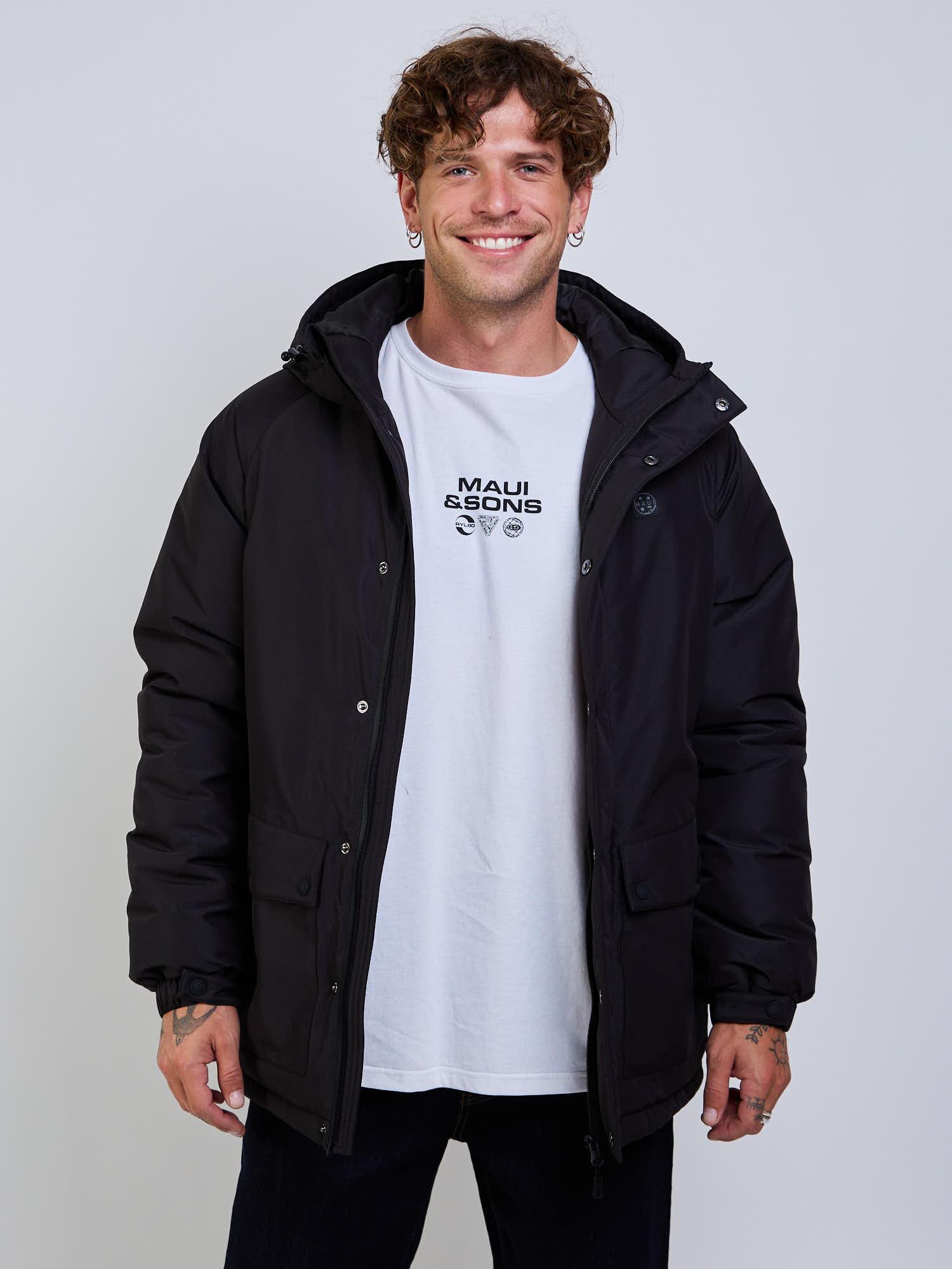 CHAQUETA JUMPY NEGRO HOMBRE MAUI AND SONS - 8