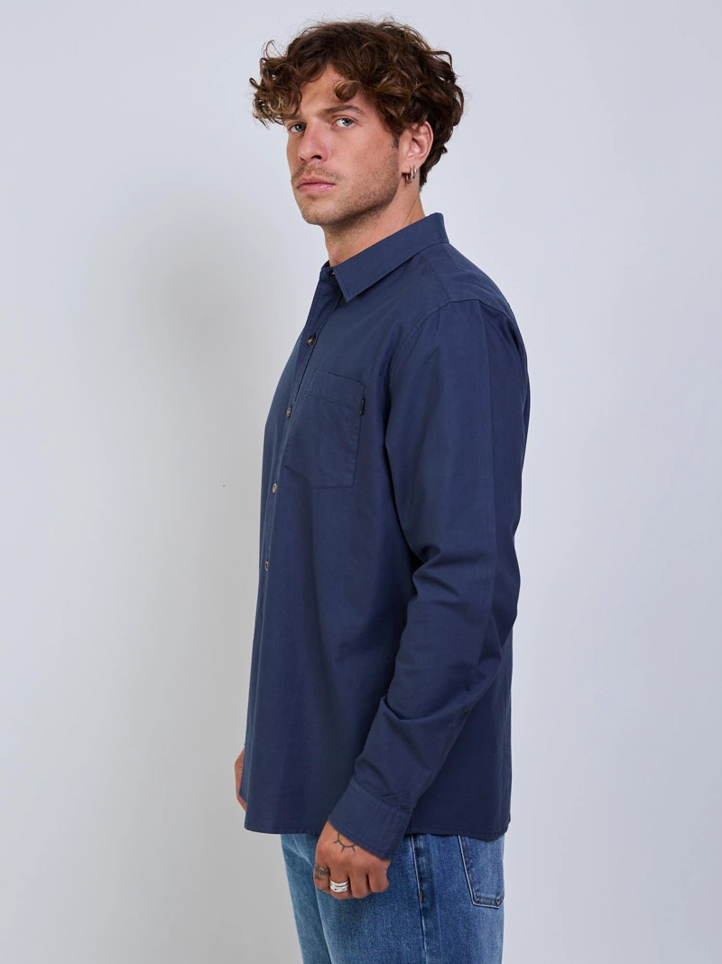 CAMISA GROOVY AZUL HOMBRE MAUI AND SONS - 3