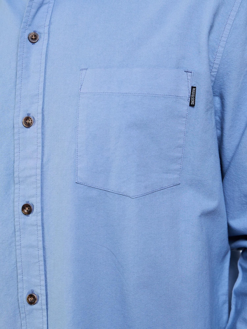 CAMISA GROOVY CELESTE HOMBRE MAUI AND SONS - 5