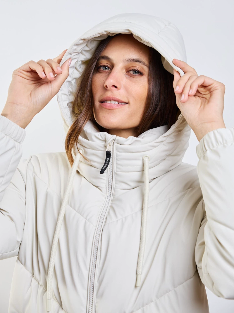 PARKA ALMONDINE BEIGE MUJER MAUI AND SONS - 4