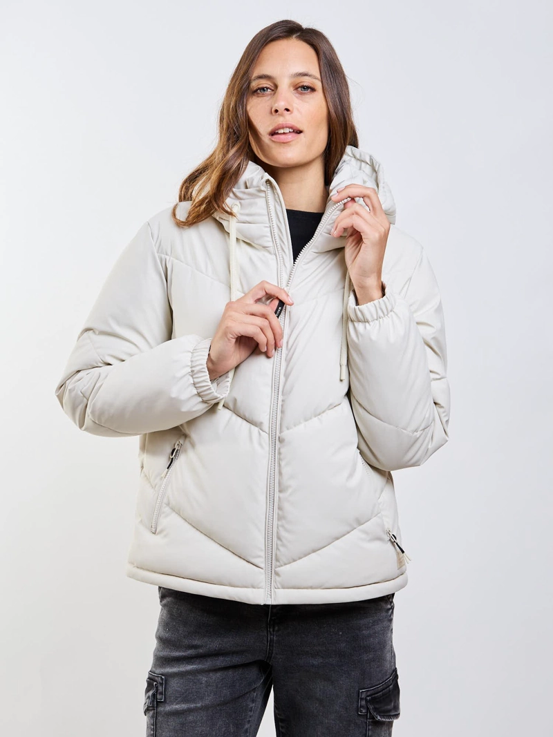 PARKA ALMONDINE BEIGE MUJER MAUI AND SONS - 7