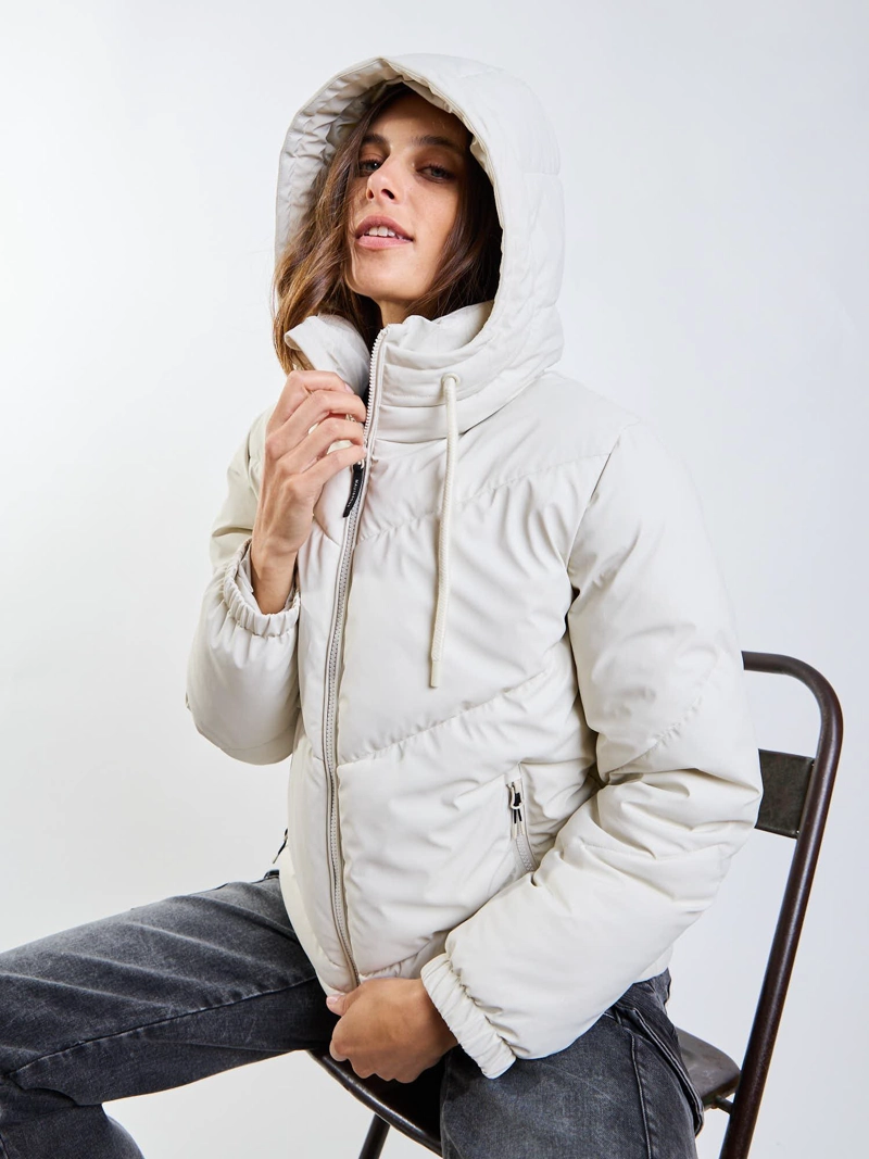 PARKA ALMONDINE BEIGE MUJER MAUI AND SONS - 8