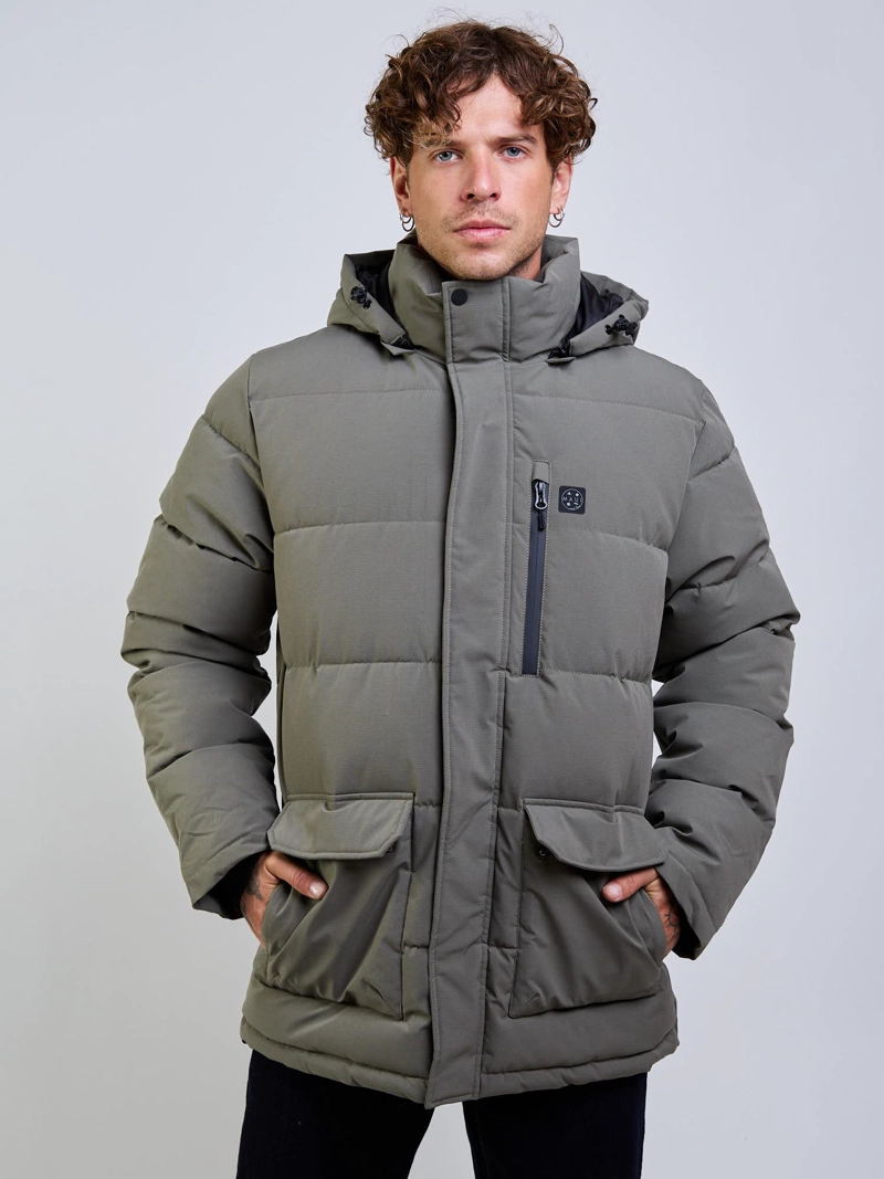 PARKA AURA VERDE HOMBRE MAUI AND SONS - 1