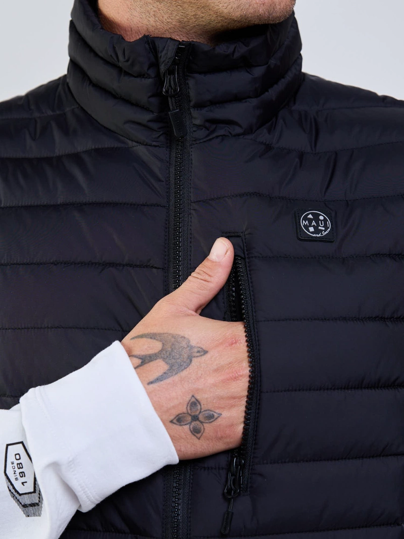 PARKA PULSE NEGRO HOMBRE MAUI AND SONS - 5