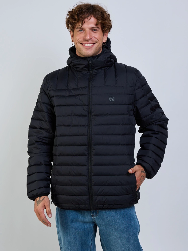 PARKA HALO NEGRO HOMBRE MAUI AND SONS - 1