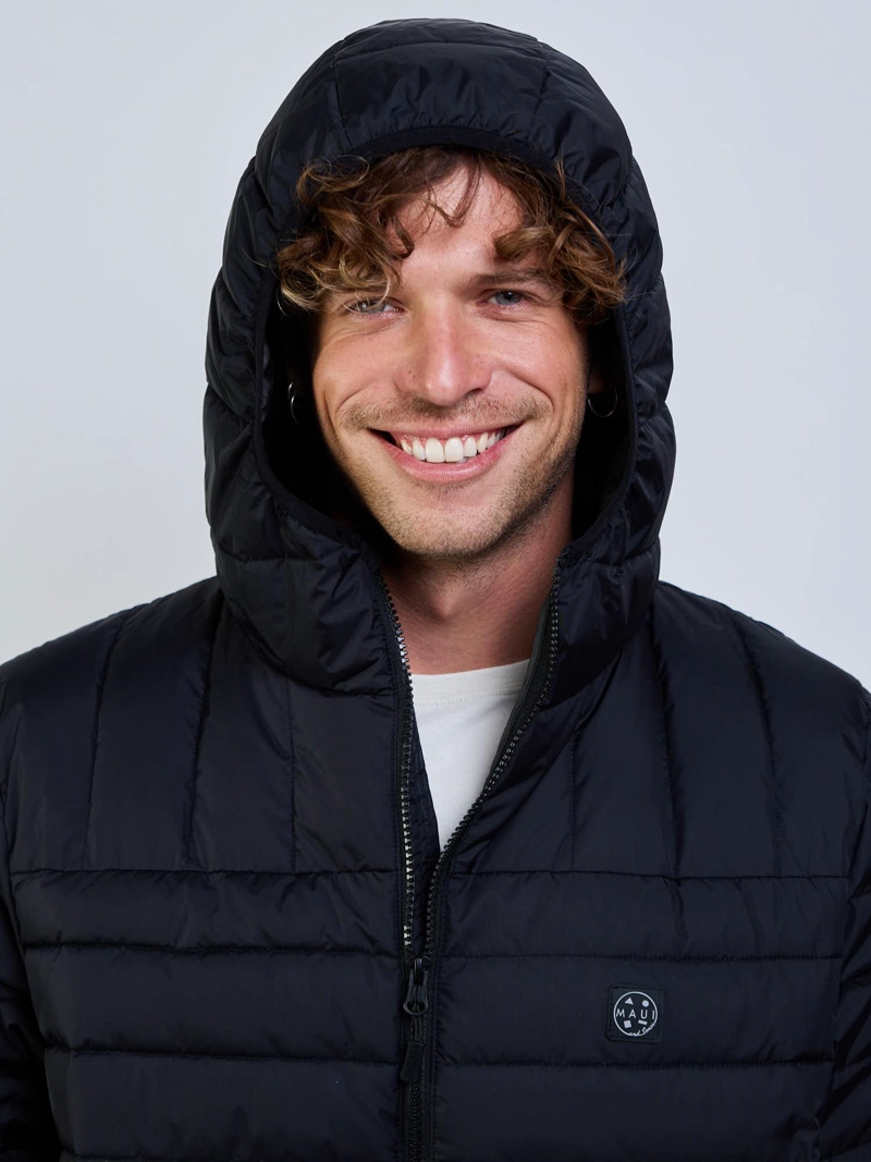 PARKA HALO NEGRO HOMBRE MAUI AND SONS - 4