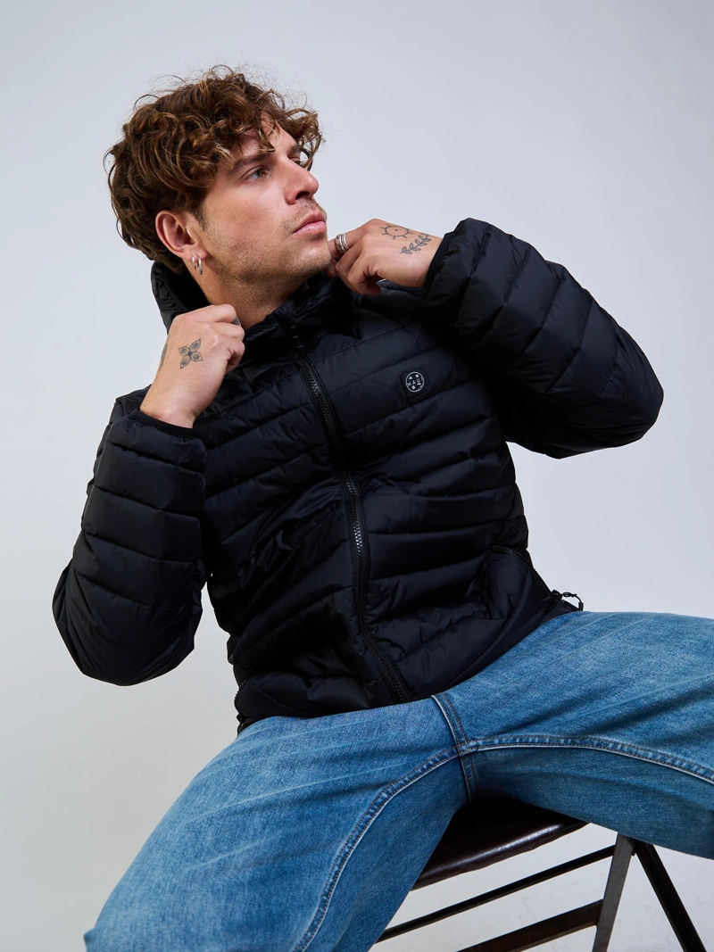 PARKA HALO NEGRO HOMBRE MAUI AND SONS - 8