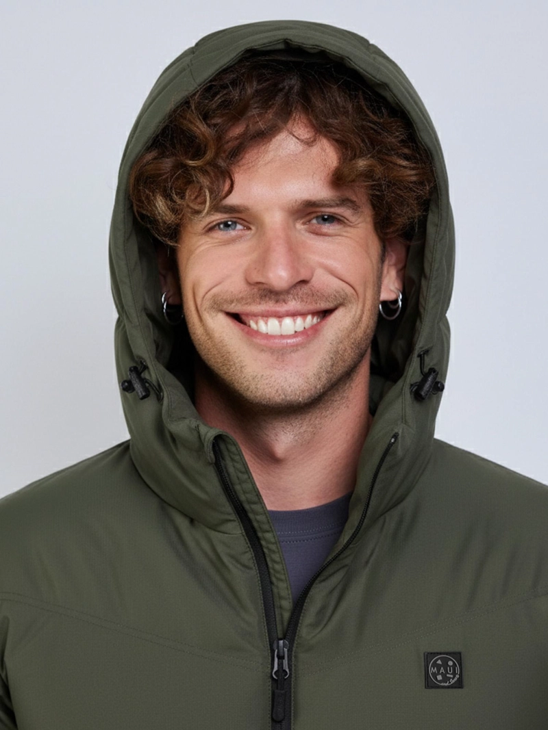 PARKA BRUMA VERDE HOMBRE MAUI AND SONS - 7