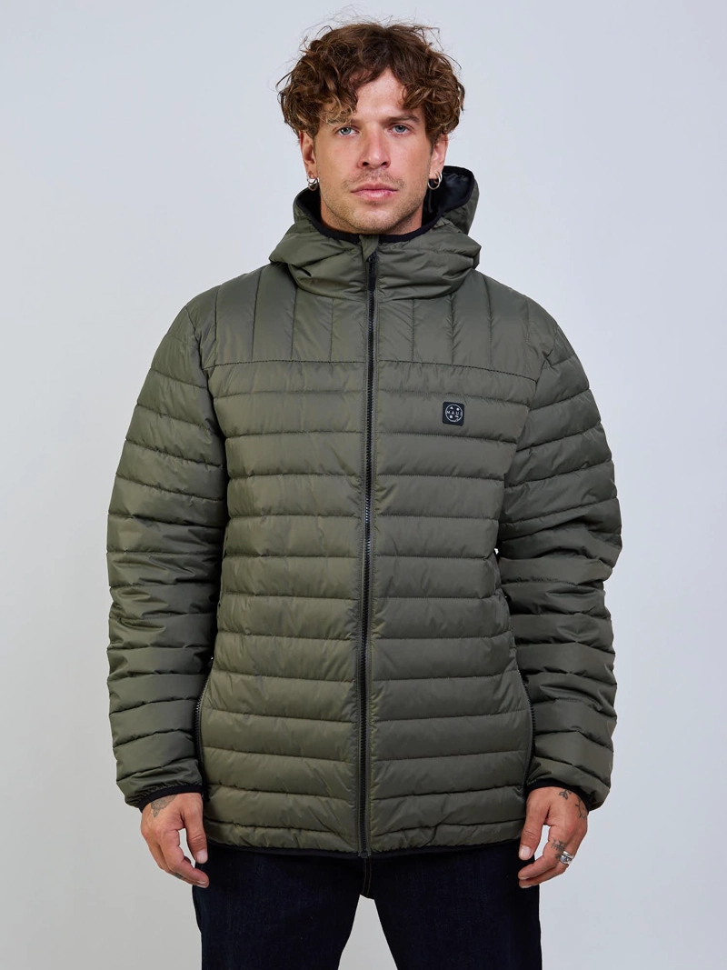PARKA HALO VERDE HOMBRE MAUI AND SONS - 1