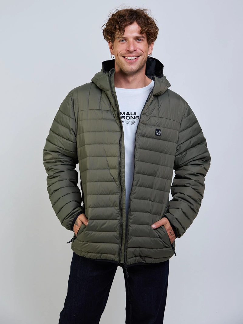 PARKA HALO VERDE HOMBRE MAUI AND SONS - 6