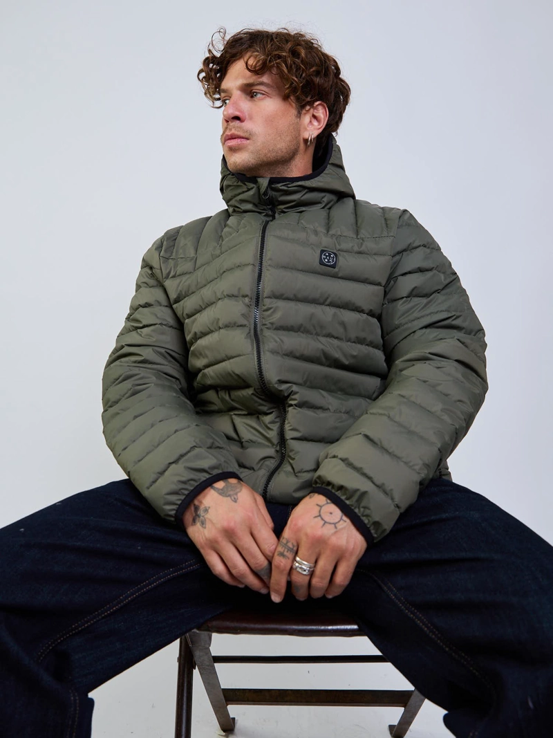 PARKA HALO VERDE HOMBRE MAUI AND SONS - 7
