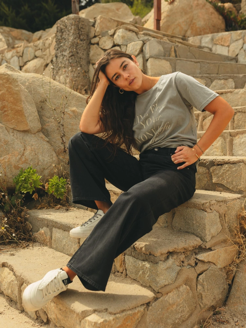 PANTALON VAYO NEGRO MUJER MAUI AND SONS - 1