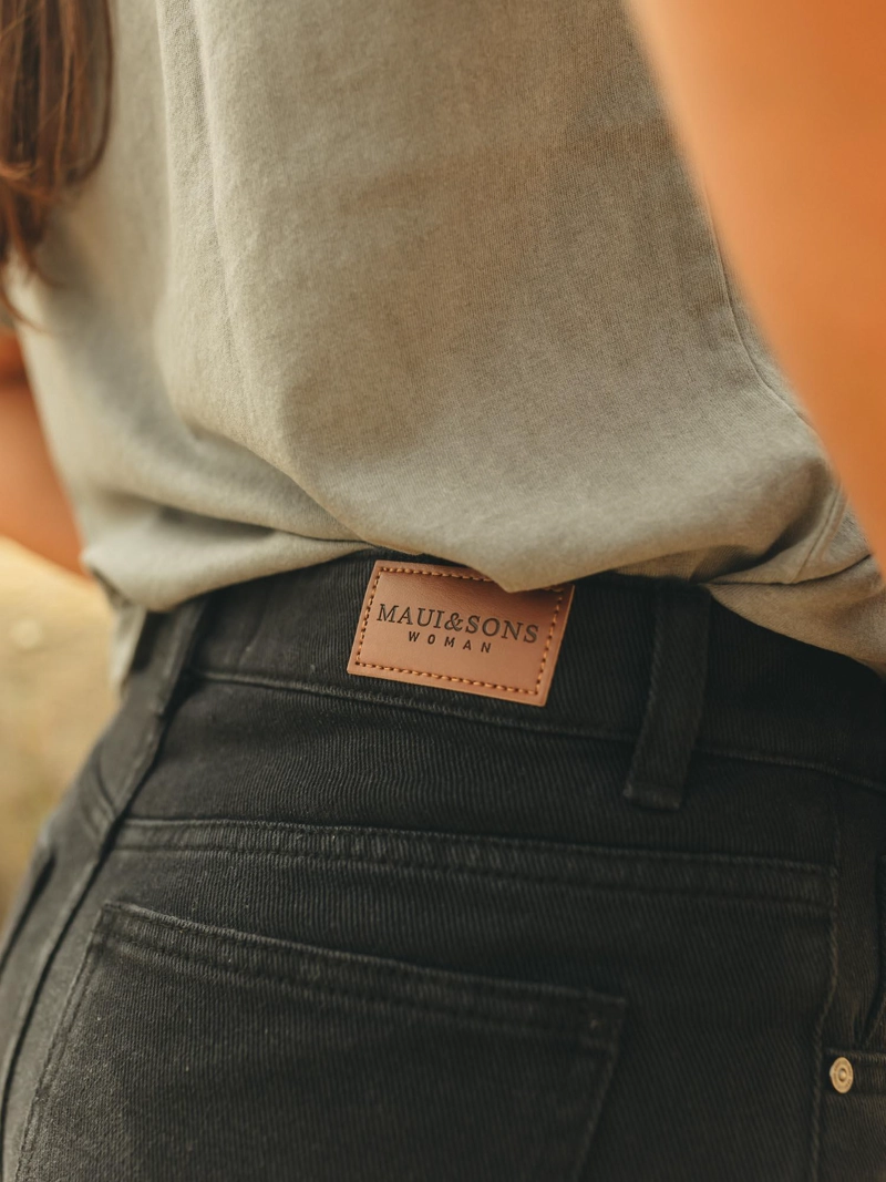 PANTALON VAYO NEGRO MUJER MAUI AND SONS - 3