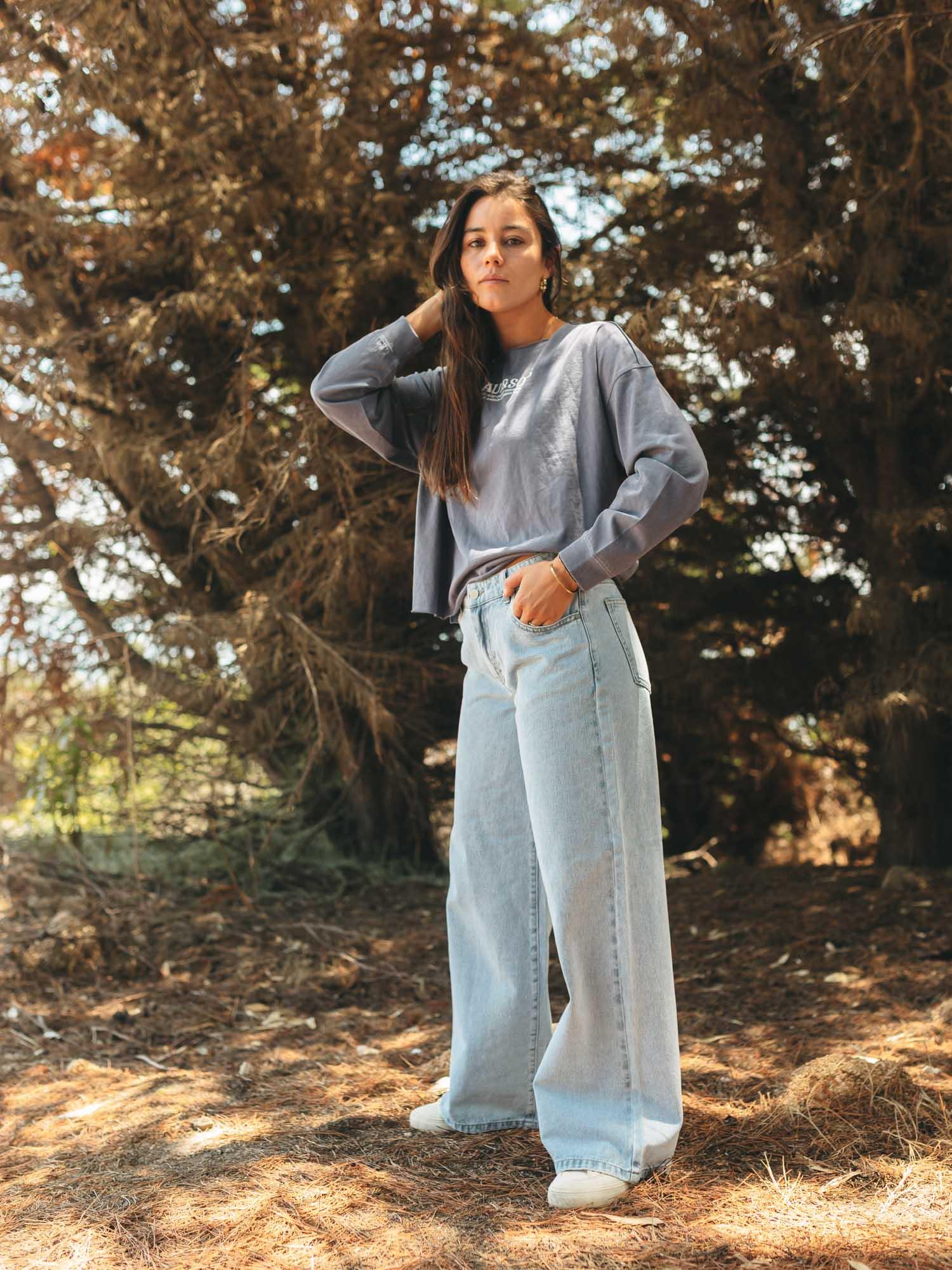 PANTALON CORVEN CELESTE MUJER MAUI AND SONS - 1