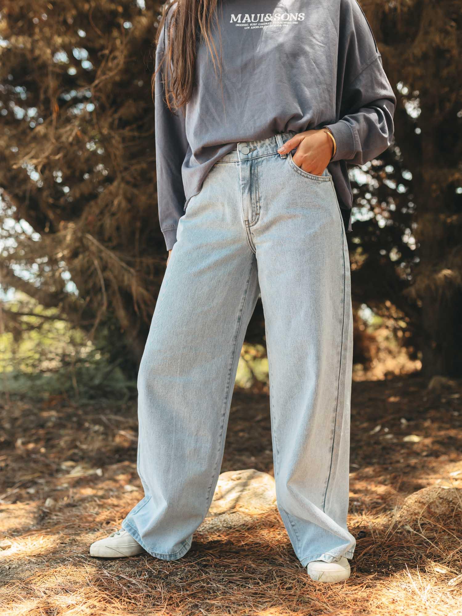 PANTALON CORVEN CELESTE MUJER MAUI AND SONS - 4