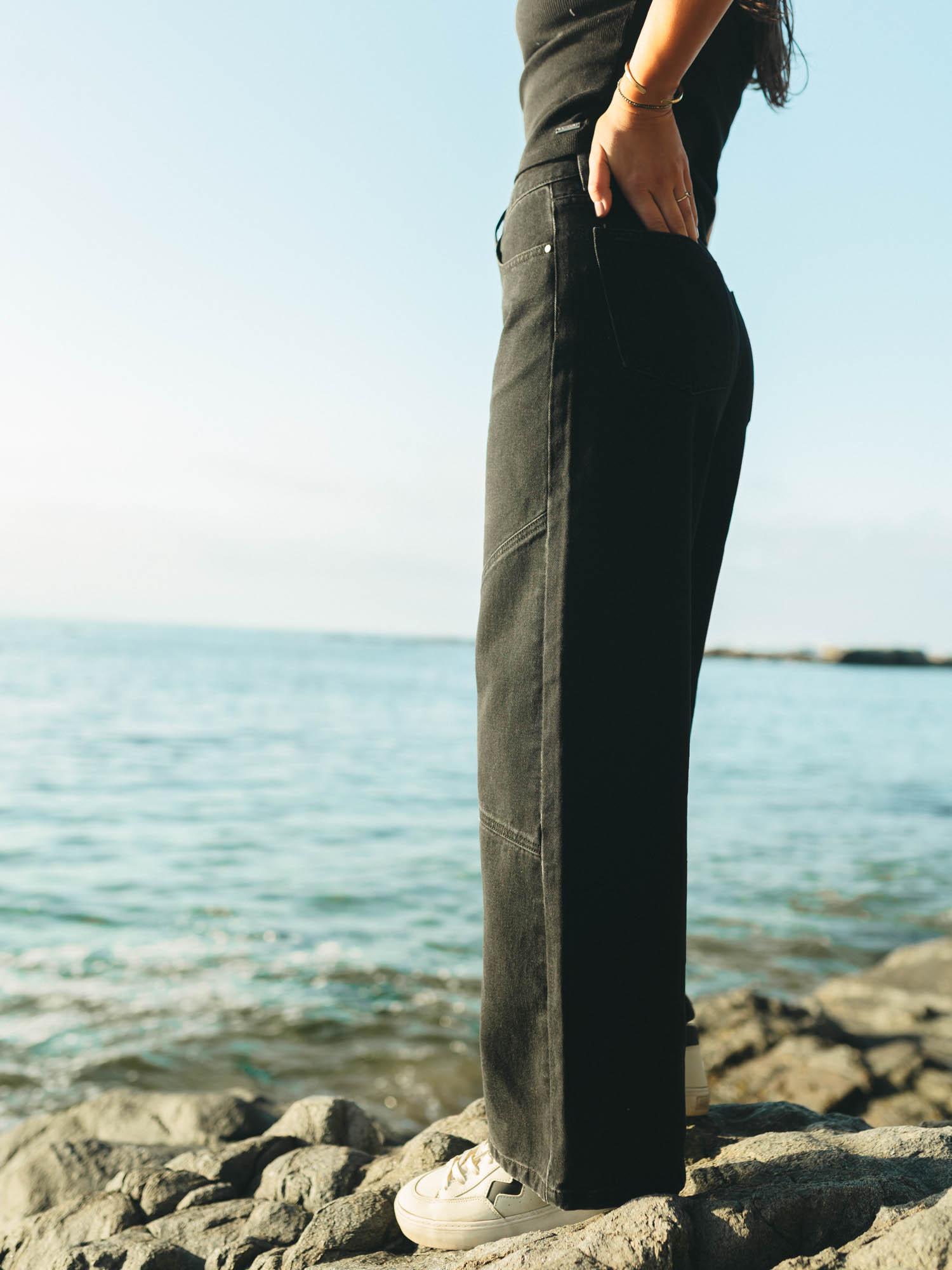 PANTALON OCEVI NEGRO MUJER MAUI AND SONS - 2