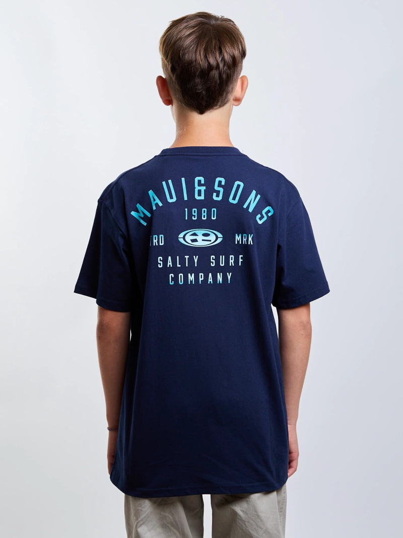 POLERA MC SALTY SURF AZUL INFANTIL MAUI AND SONS - 2
