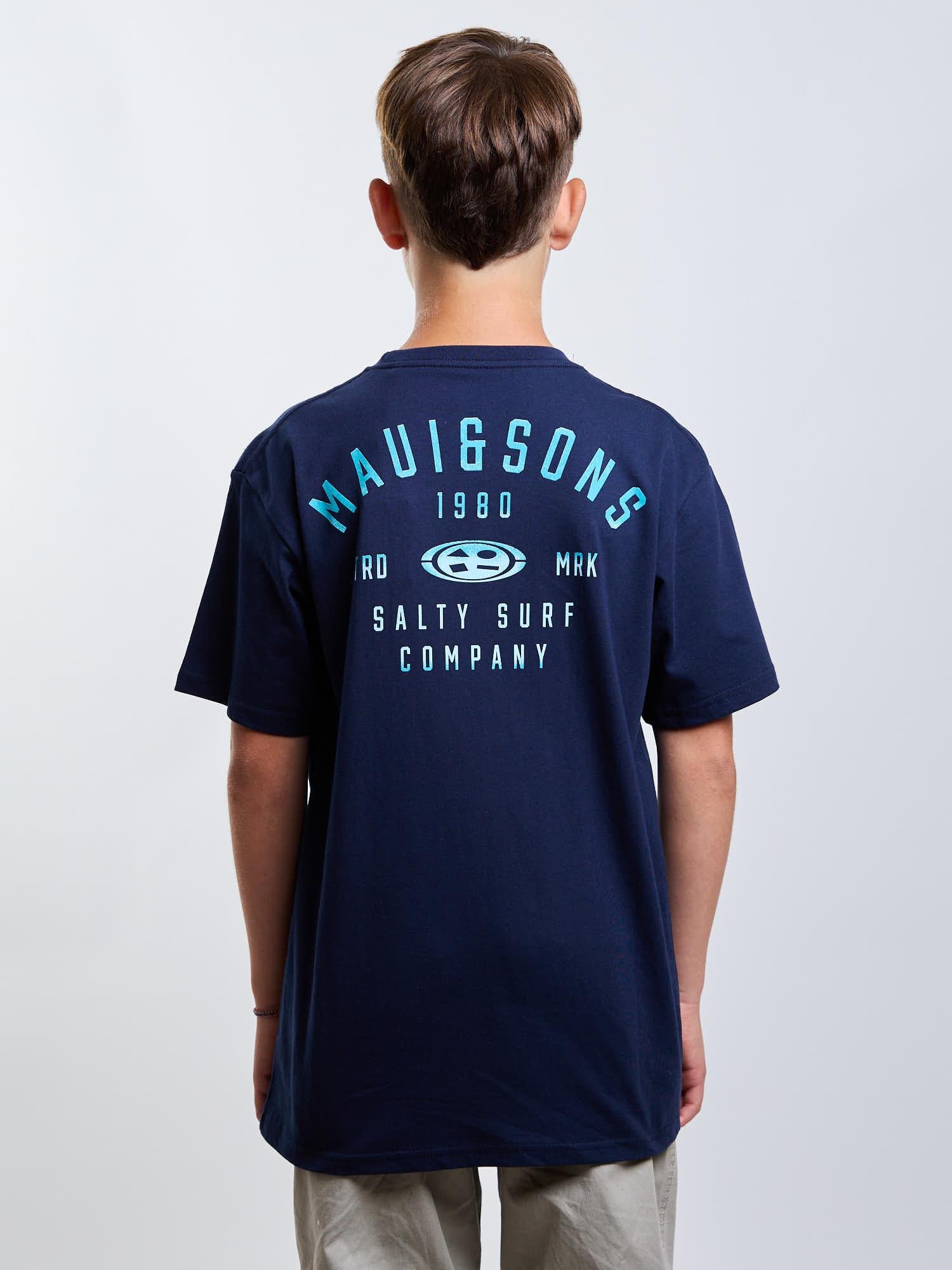 POLERA MC SALTY SURF AZUL INFANTIL MAUI AND SONS - 2
