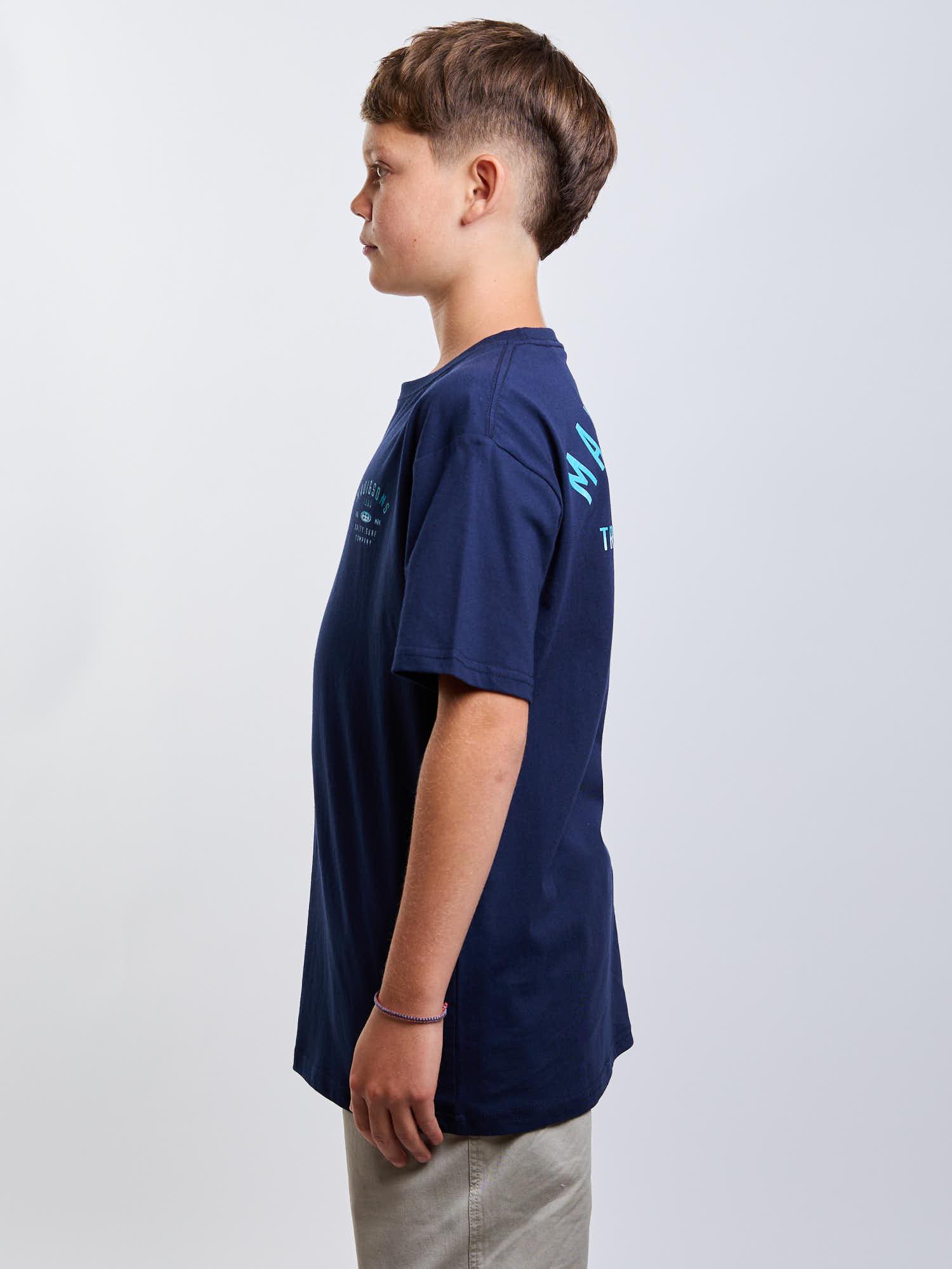 POLERA MC SALTY SURF AZUL INFANTIL MAUI AND SONS - 3