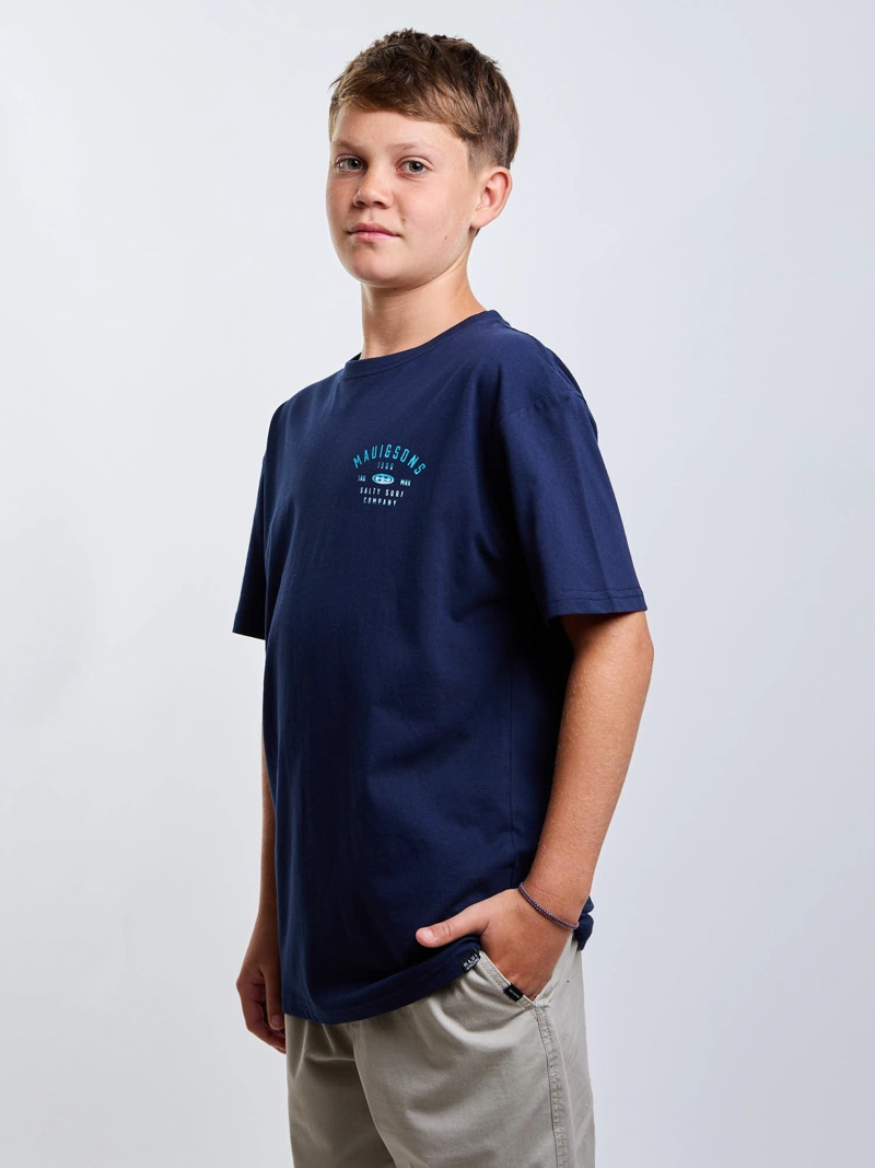 POLERA MC SALTY SURF AZUL INFANTIL MAUI AND SONS - 5