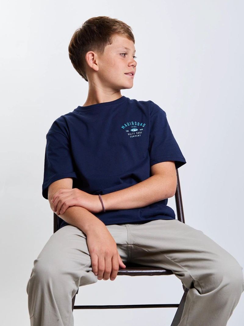 POLERA MC SALTY SURF AZUL INFANTIL MAUI AND SONS - 6