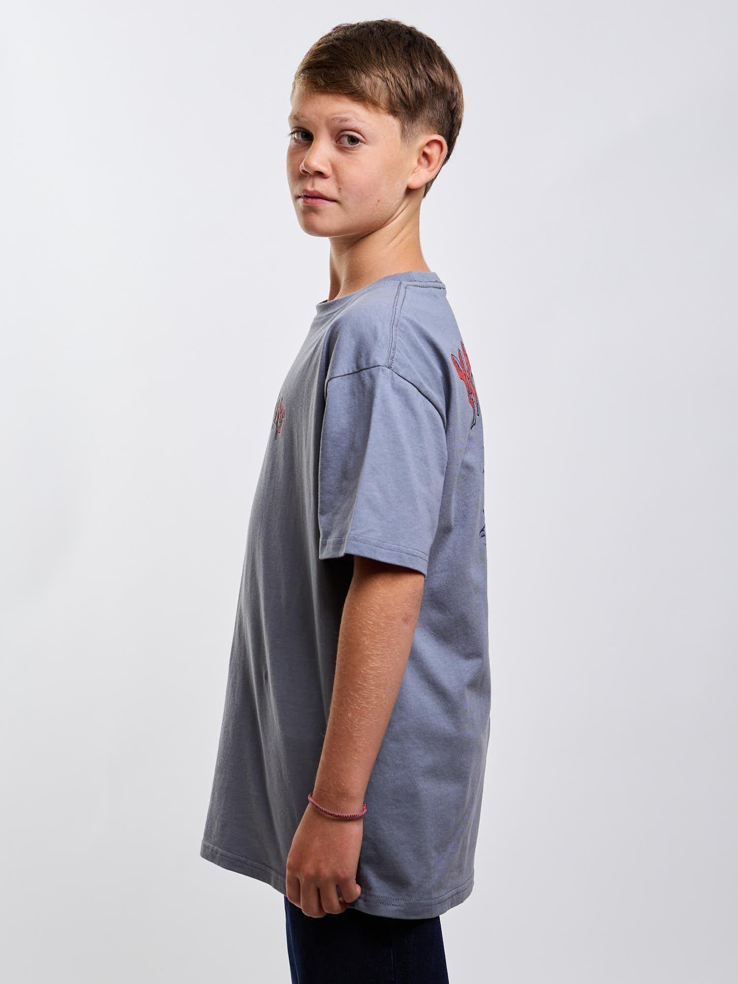 POLERA MC SKULL RIDE GRIS INFANTIL MAUI AND SONS - 3