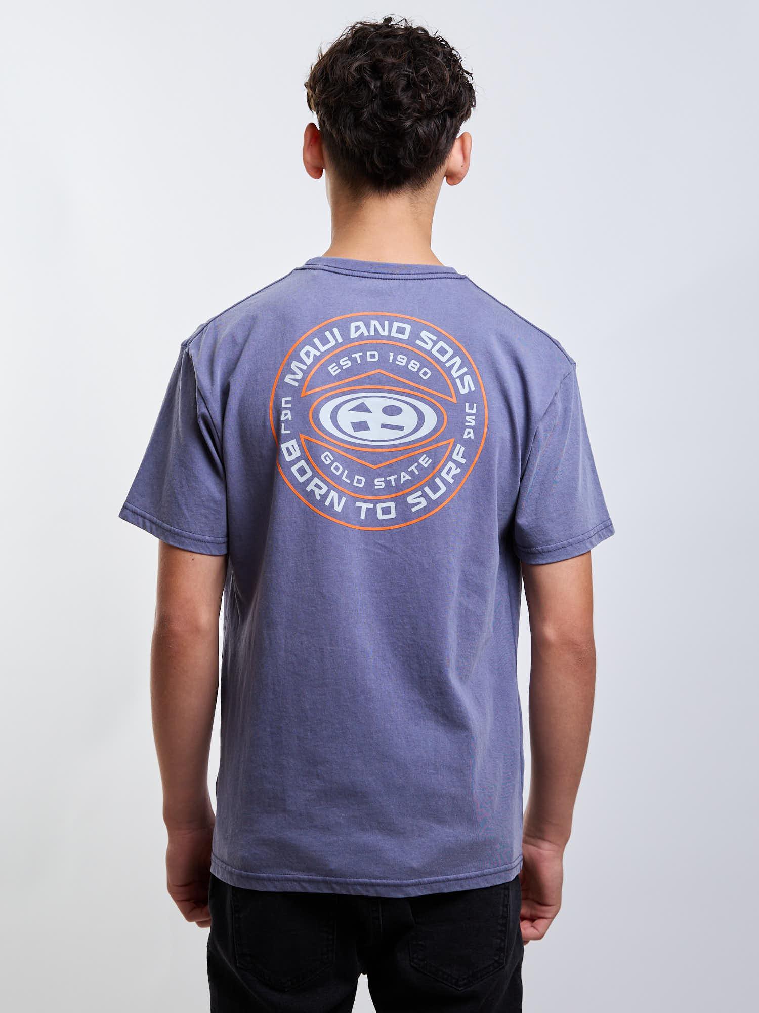 POLERA MC LUCA AZUL INFANTIL MAUI AND SONS - 2