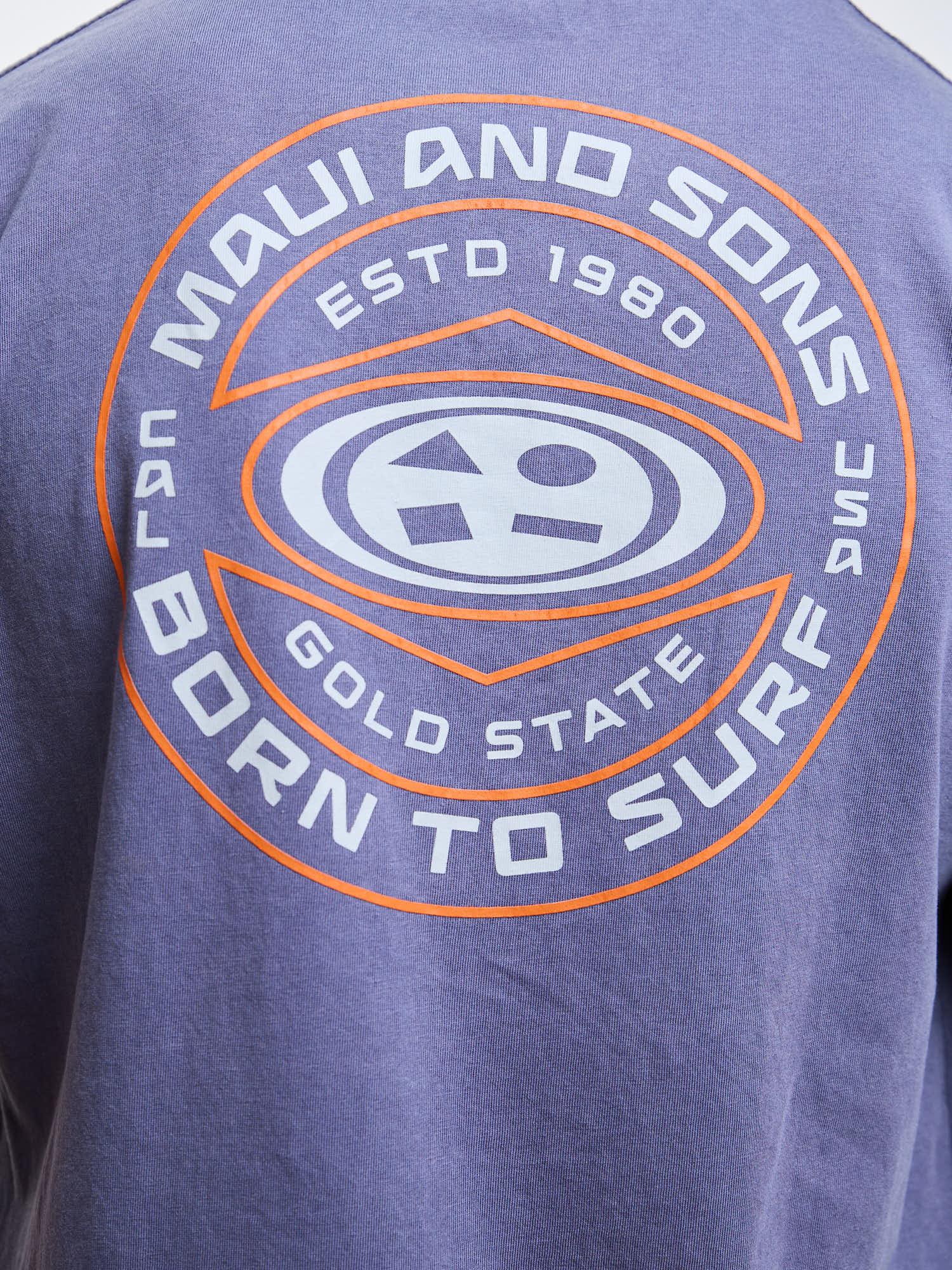 POLERA MC LUCA AZUL INFANTIL MAUI AND SONS - 4