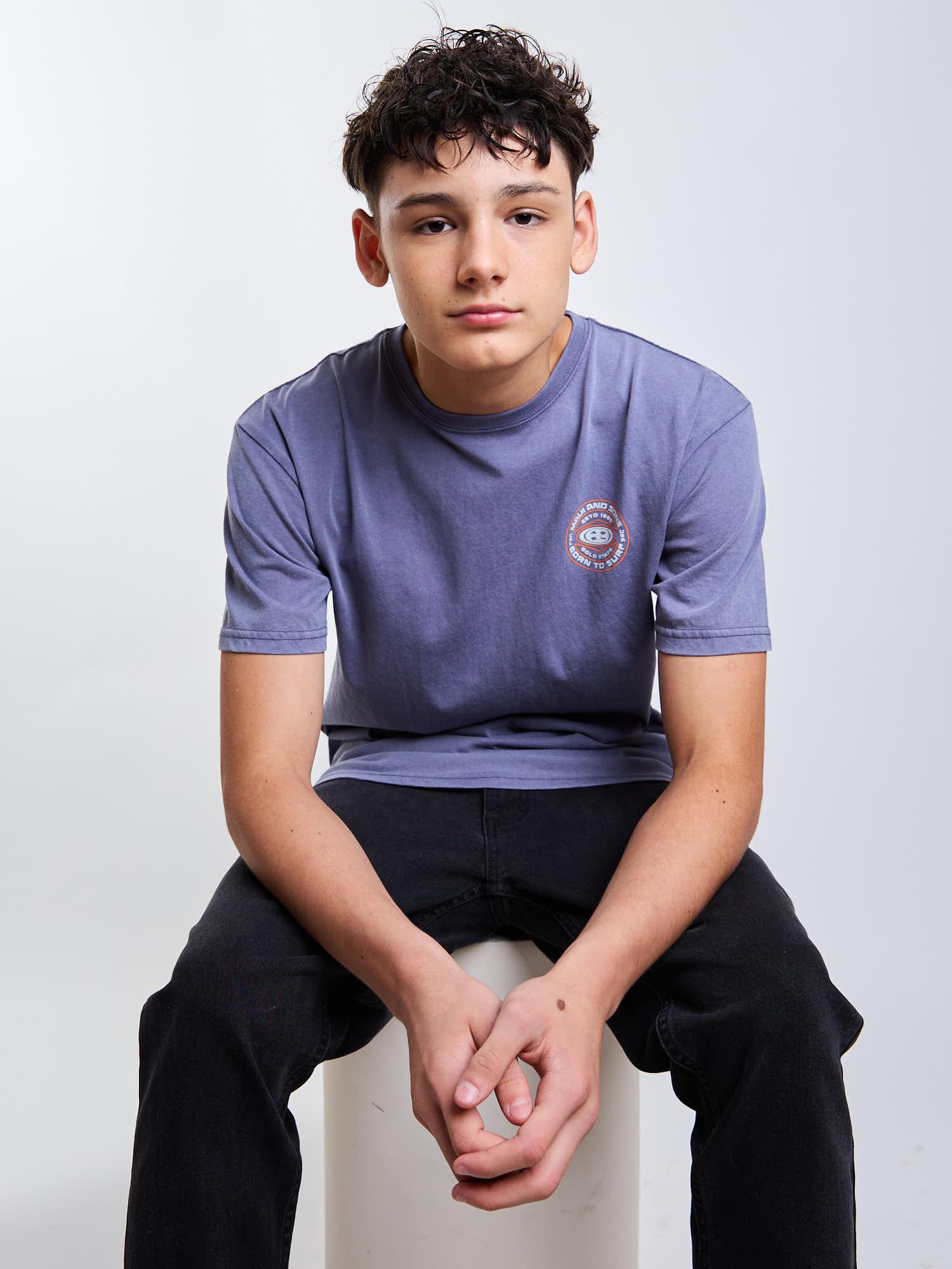 POLERA MC LUCA AZUL INFANTIL MAUI AND SONS - 6