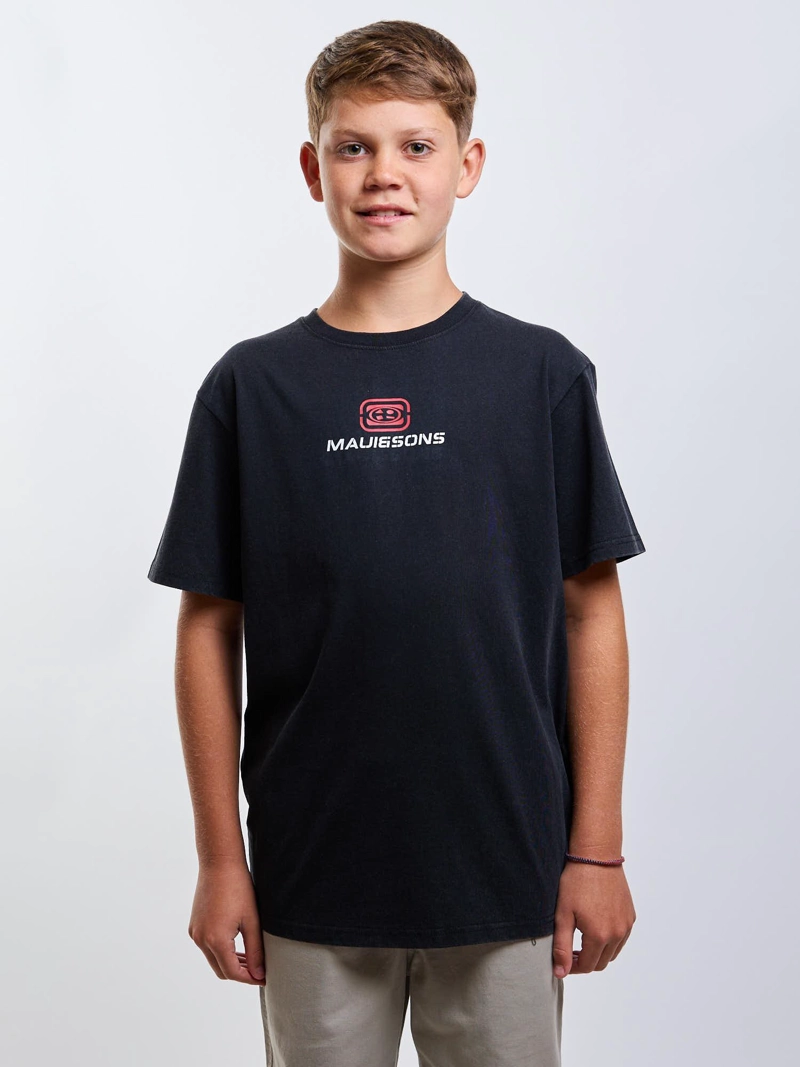 POLERA MC RUBBER NEGRO INFANTIL MAUI AND SONS - 1
