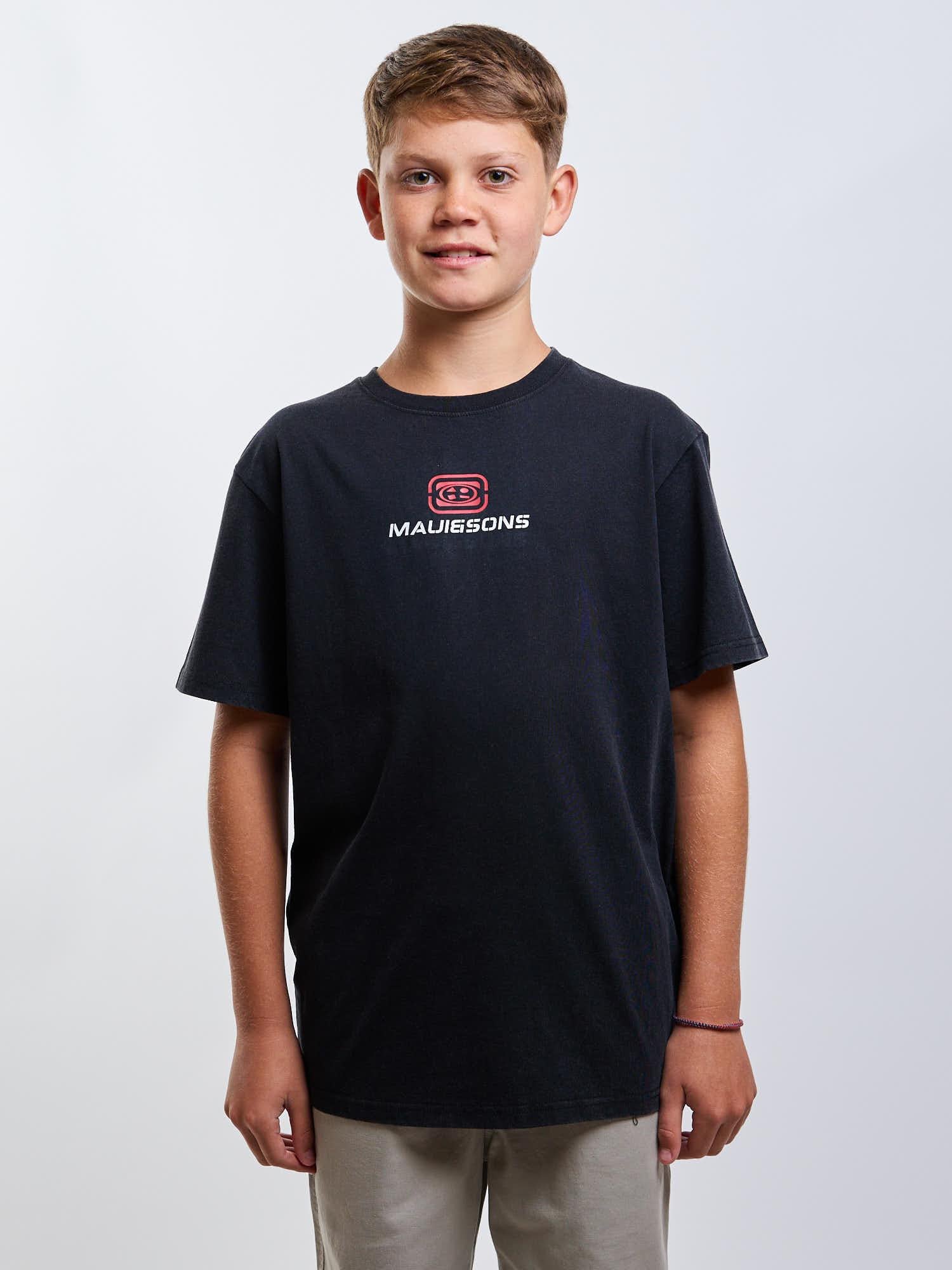 POLERA MC RUBBER NEGRO INFANTIL MAUI AND SONS - 1