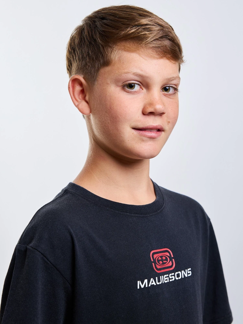 POLERA MC RUBBER NEGRO INFANTIL MAUI AND SONS - 4