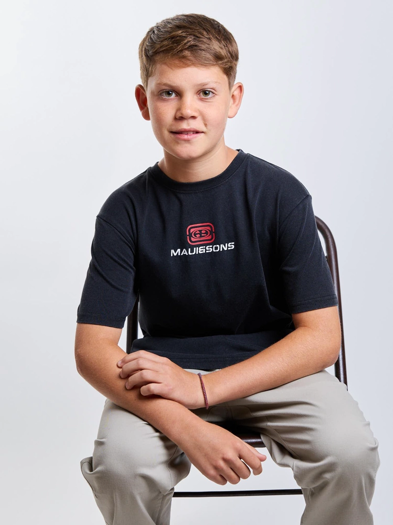 POLERA MC RUBBER NEGRO INFANTIL MAUI AND SONS - 6