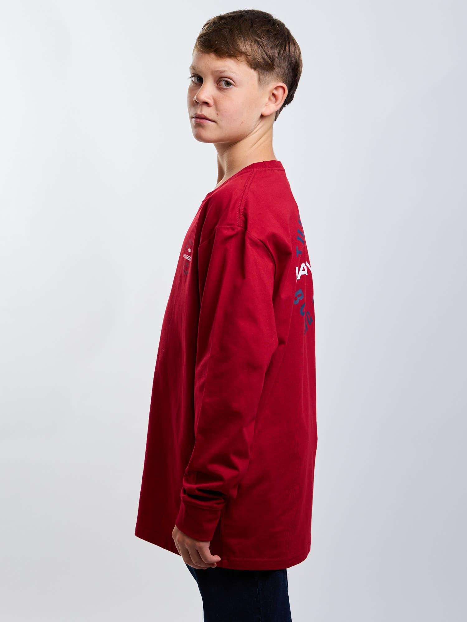 POLERA ML RIPTIDE ROJO INFANTIL MAUI AND SONS - 3
