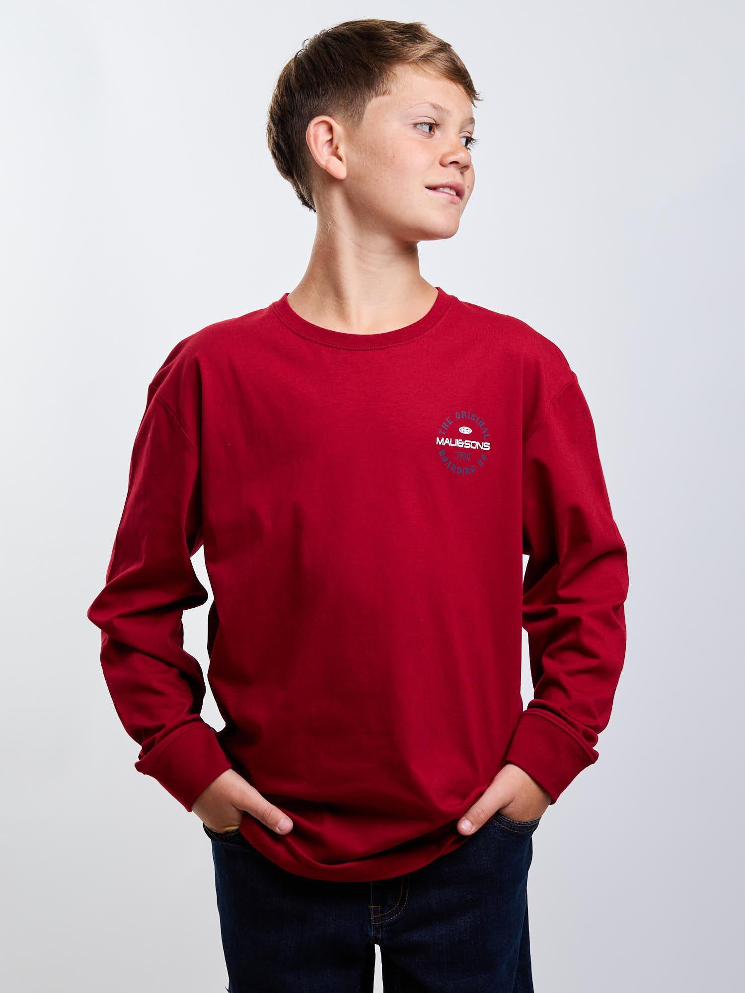 POLERA ML RIPTIDE ROJO INFANTIL MAUI AND SONS - 5