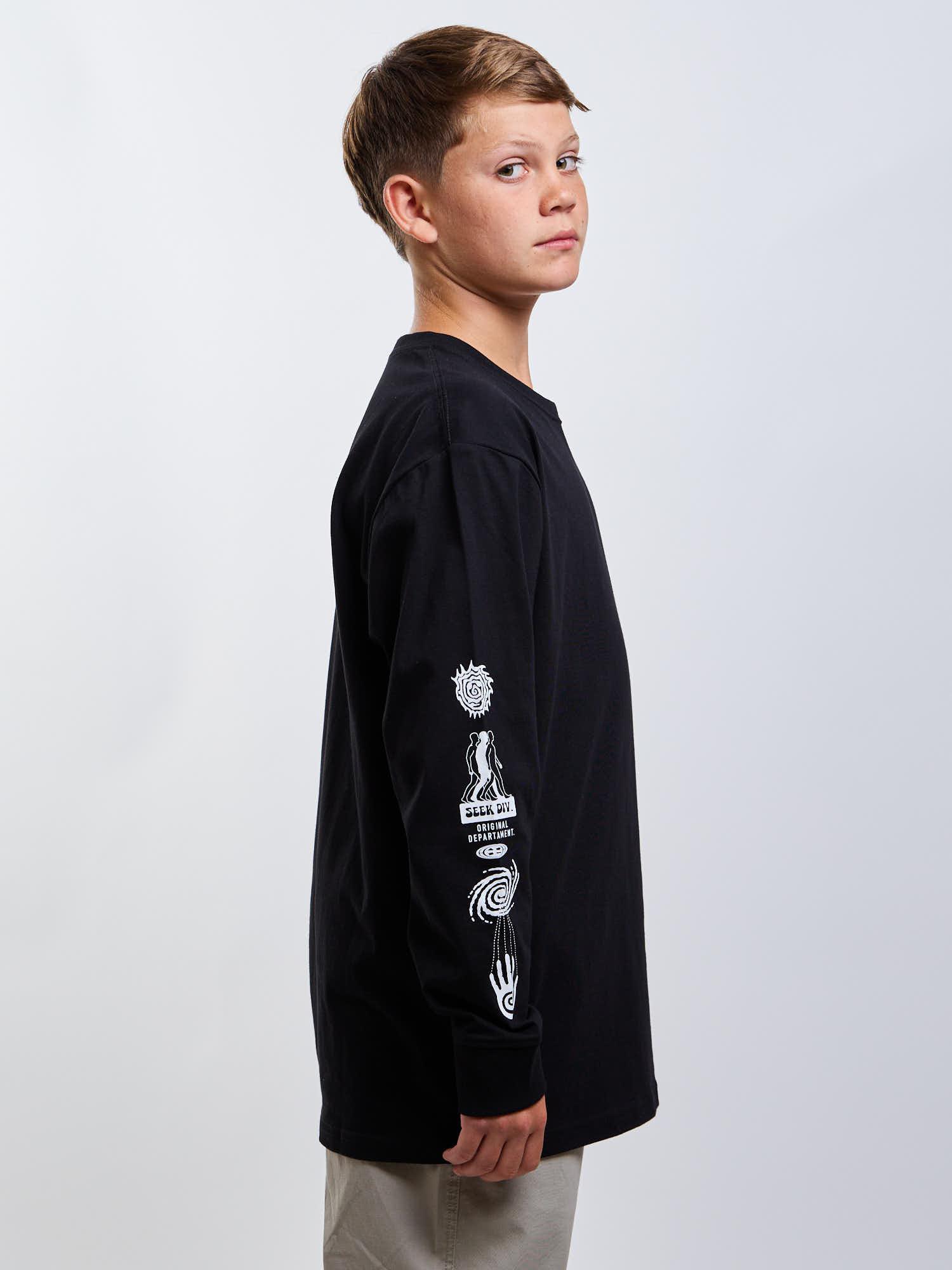 POLERA ML SOLACE NEGRO INFANTIL MAUI AND SONS - 3