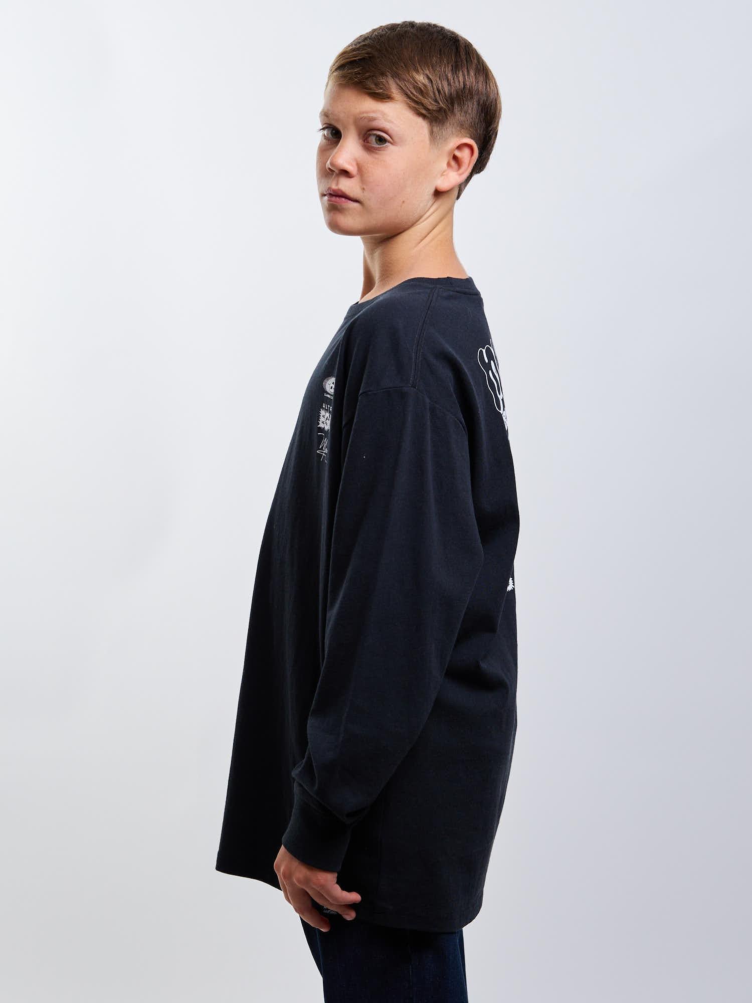 POLERA ML COASTLINE NEGRO INFANTIL MAUI AND SONS - 3