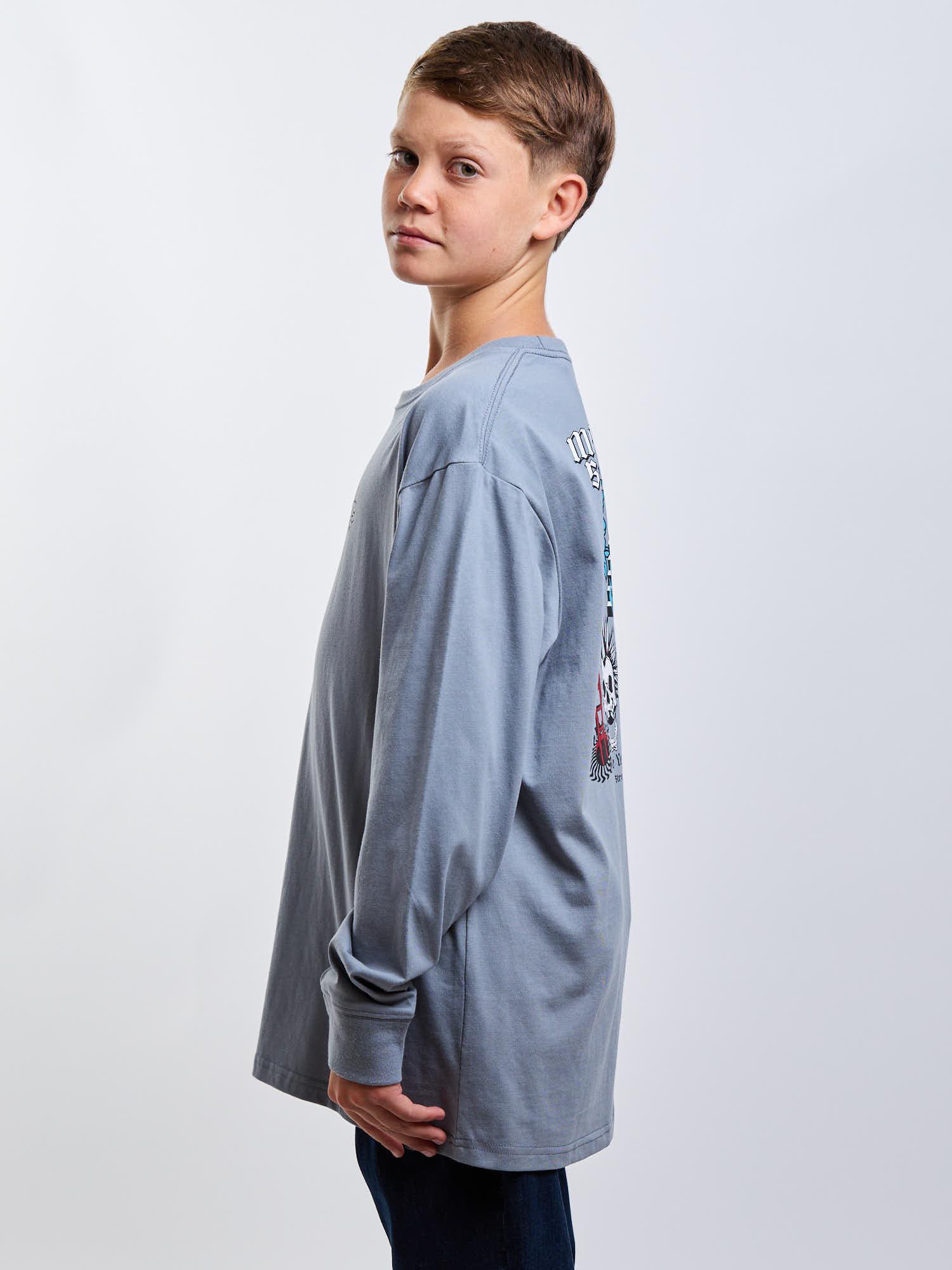 POLERA ML HORIZON GRIS INFANTIL MAUI AND SONS - 3