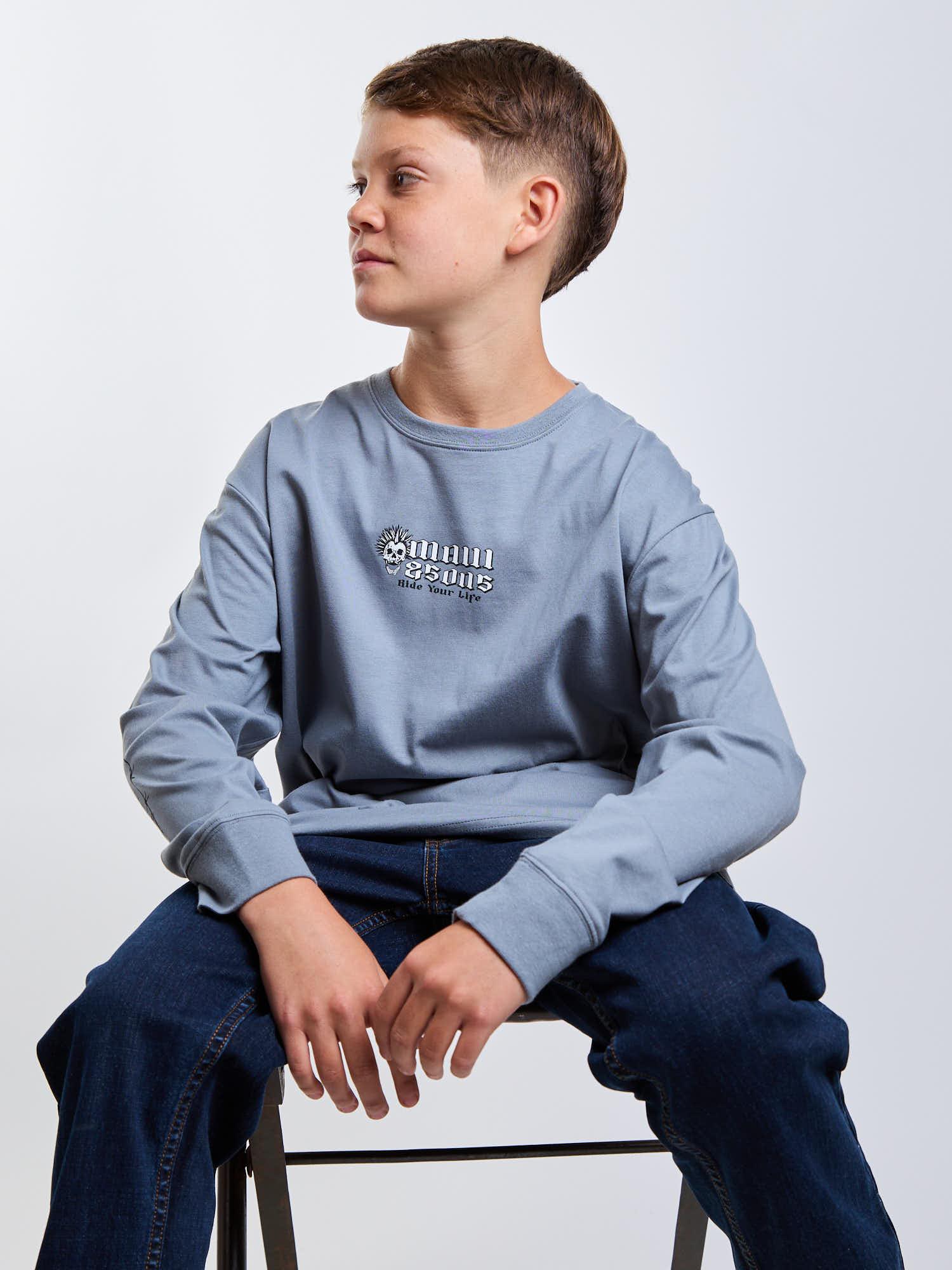 POLERA ML HORIZON GRIS INFANTIL MAUI AND SONS - 6