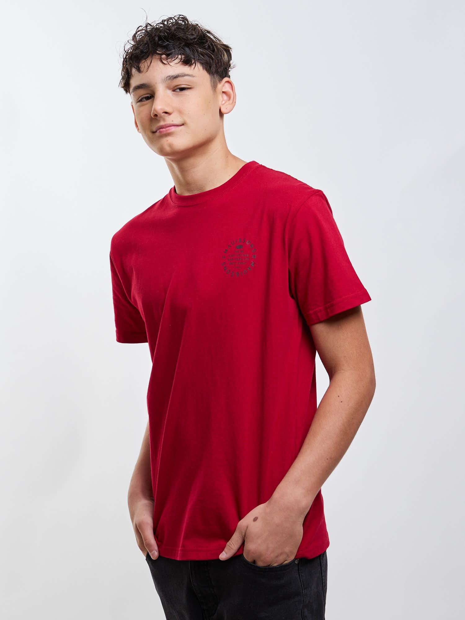 POLERA MC RIDE YOU LIFE ROJO INFANTIL MAUI AND SONS - 5