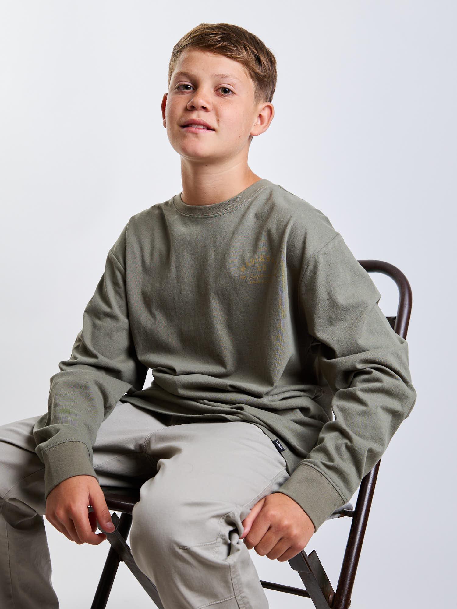 POLERA ML MATEO VERDE INFANTIL MAUI AND SONS - 6