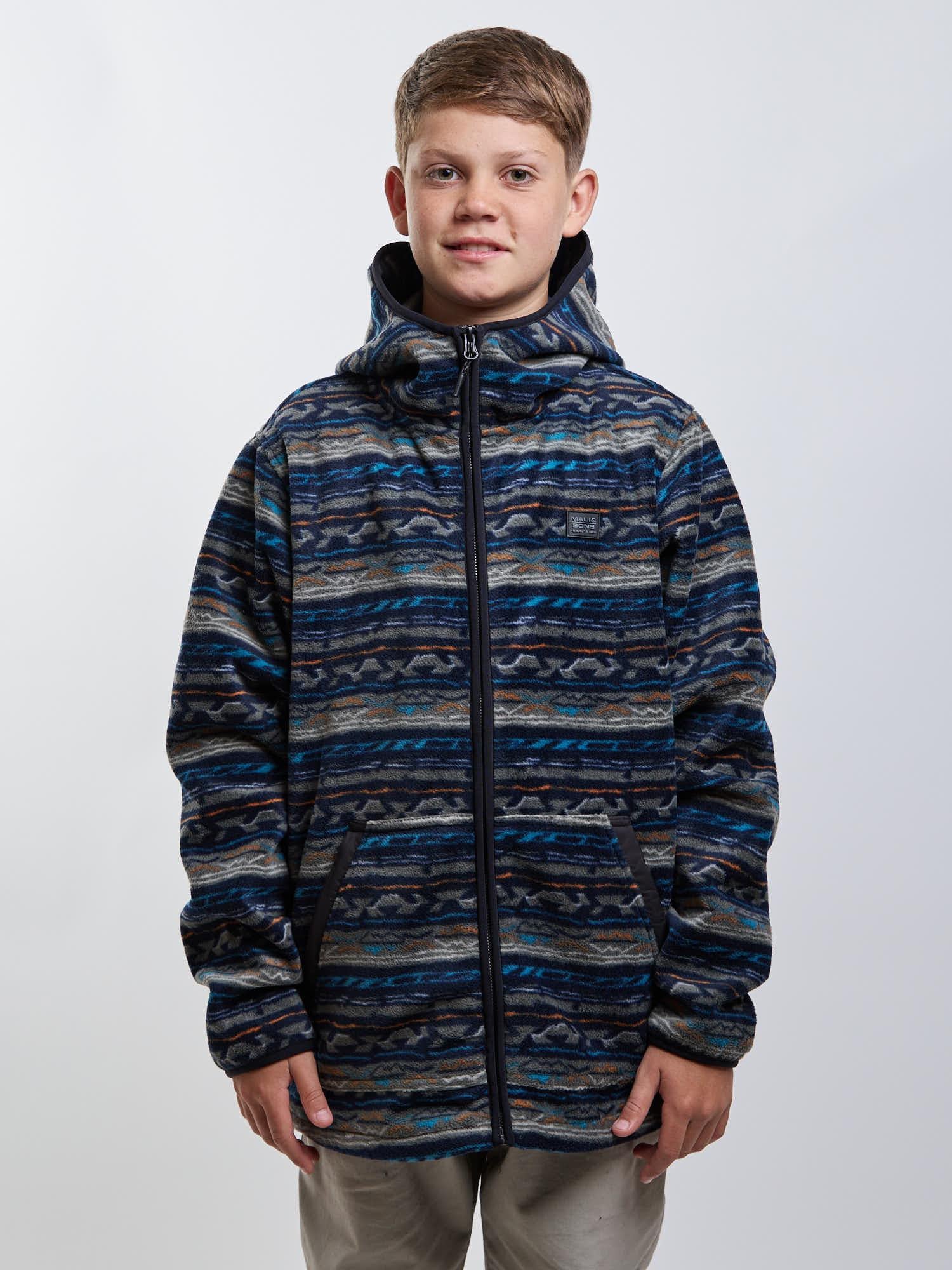 POLERON MICROPOLAR TRIBAL SPIRIT MULTICOLOR INFANTIL MAUI AND SONS - 1