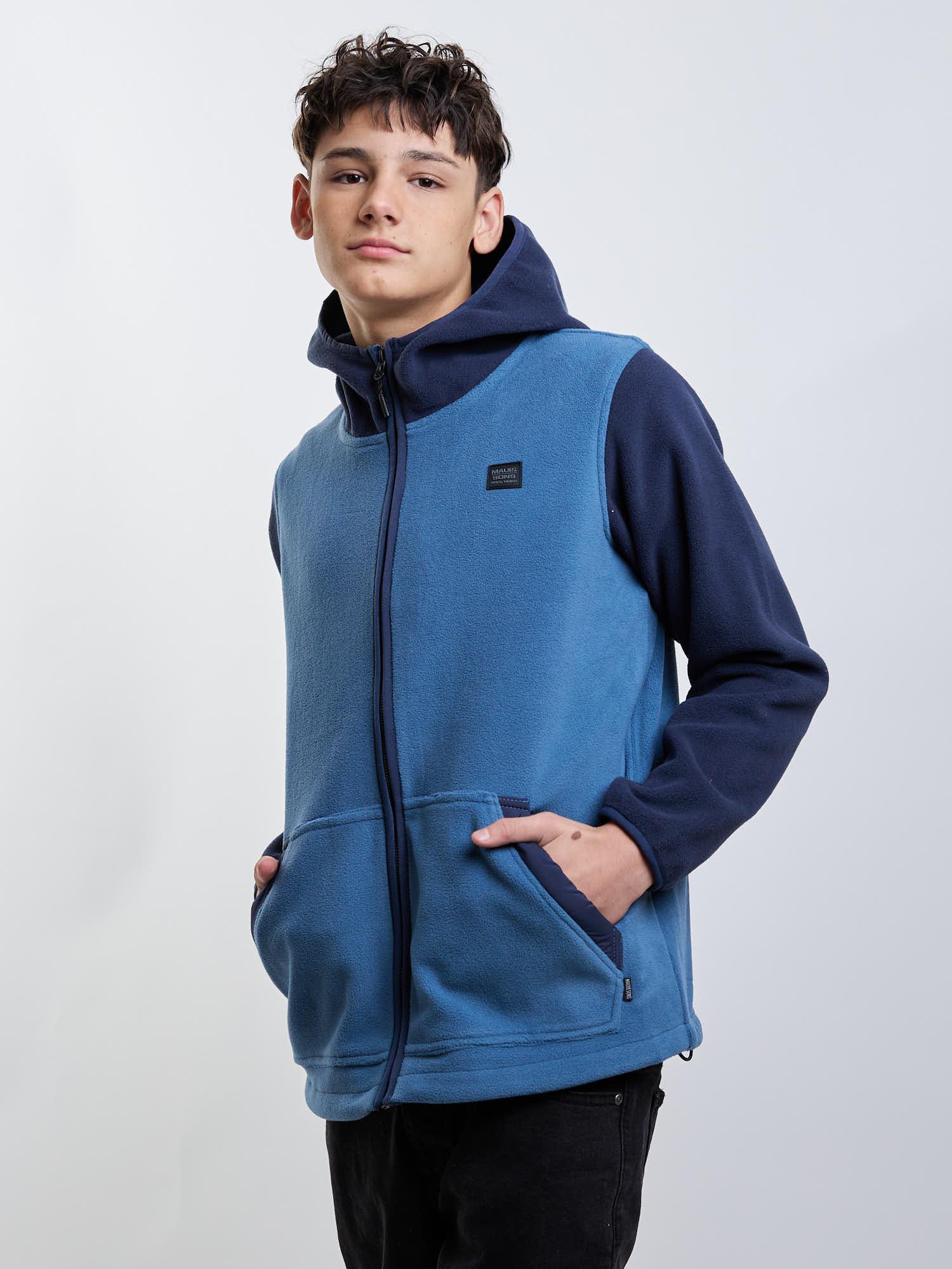 POLERON MICROPOLAR SEABORN AZUL INFANTIL MAUI AND SONS - 7