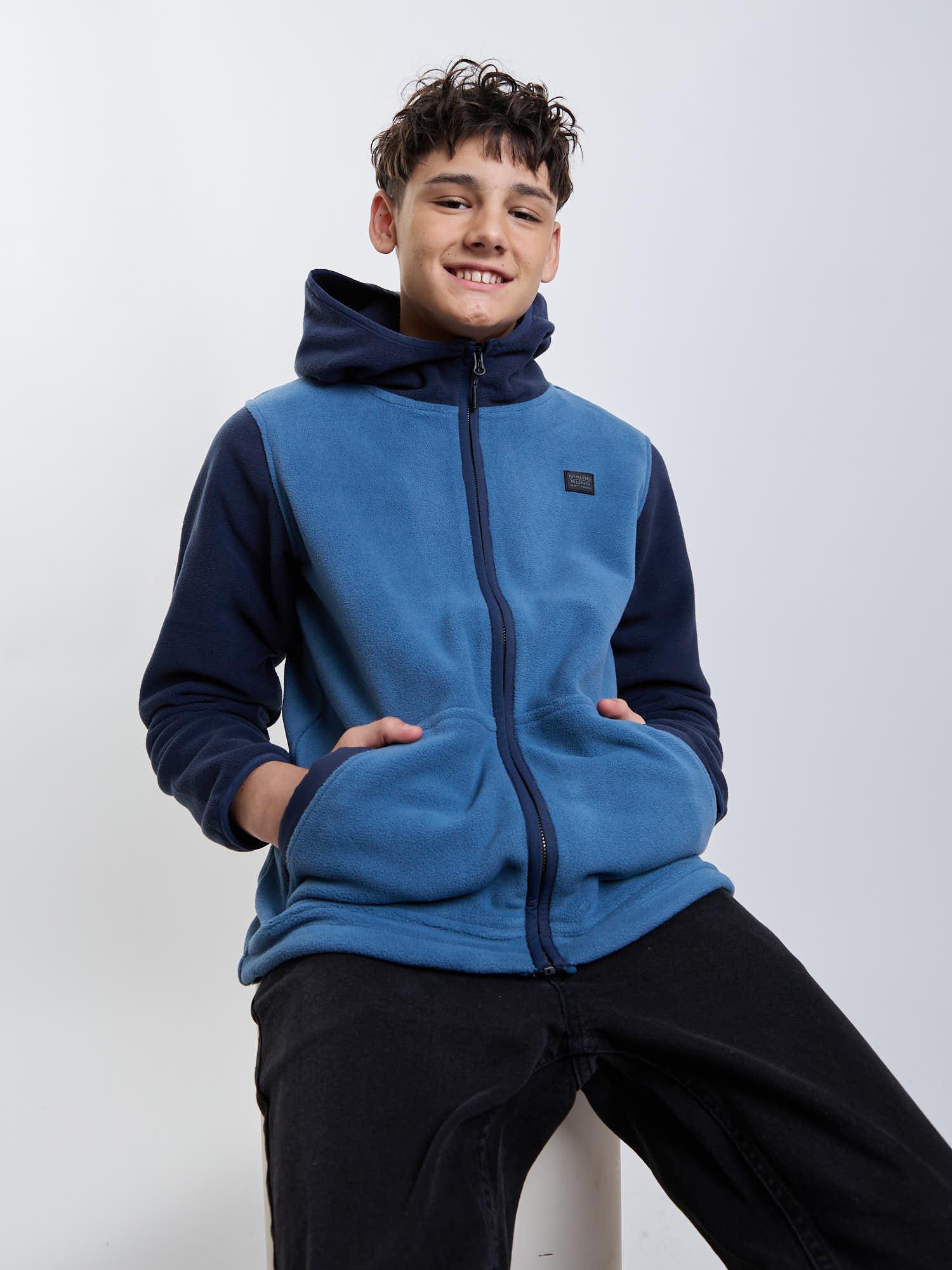 POLERON MICROPOLAR SEABORN AZUL INFANTIL MAUI AND SONS - 8