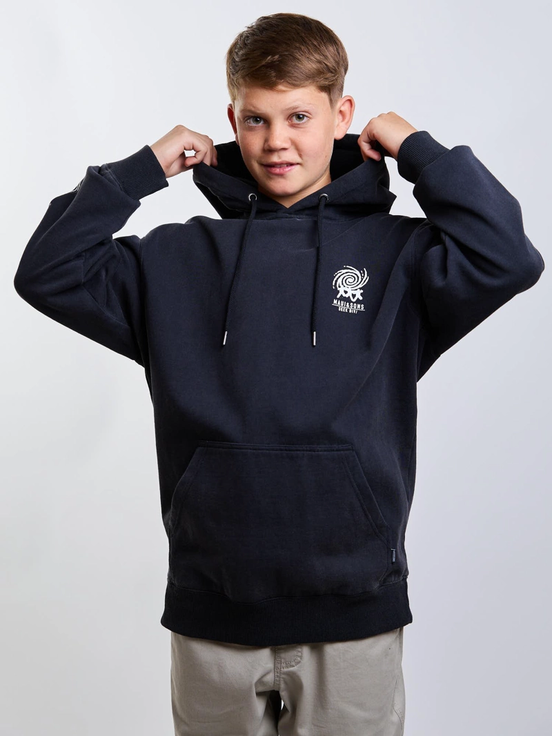 POLERON CANGURO DUNE NEGRO INFANTIL MAUI AND SONS - 5