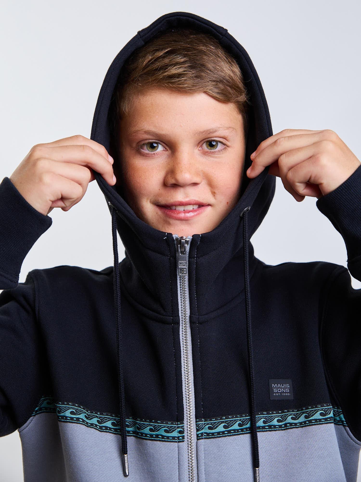 POLERON FZ TEMPEST NEGRO INFANTIL MAUI AND SONS - 4