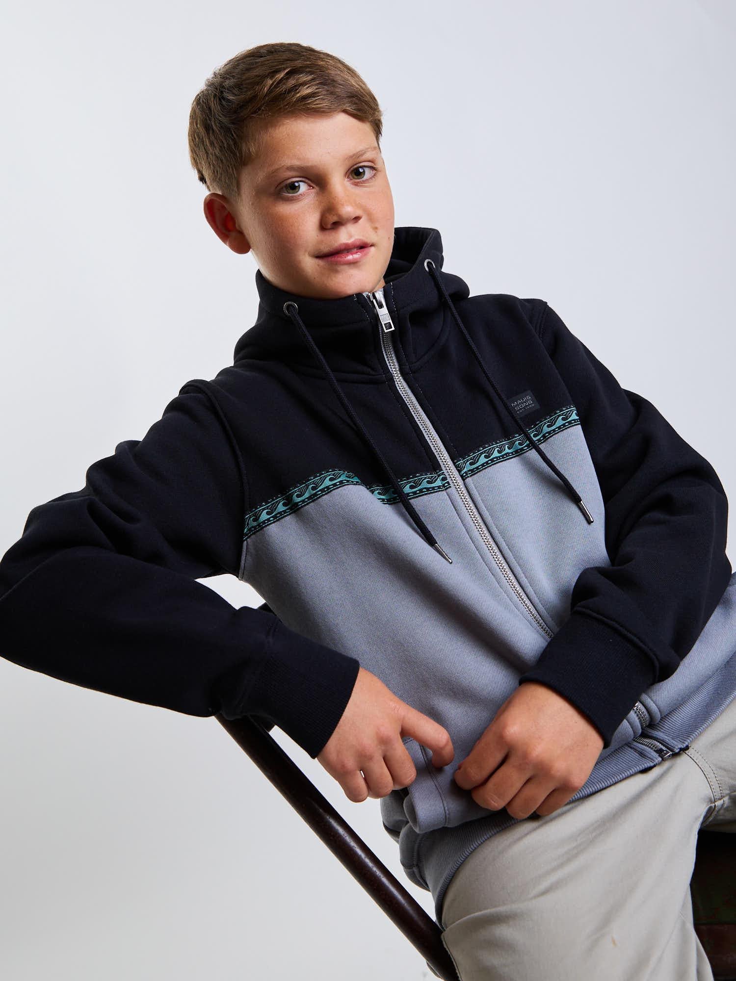 POLERON FZ TEMPEST NEGRO INFANTIL MAUI AND SONS - 6