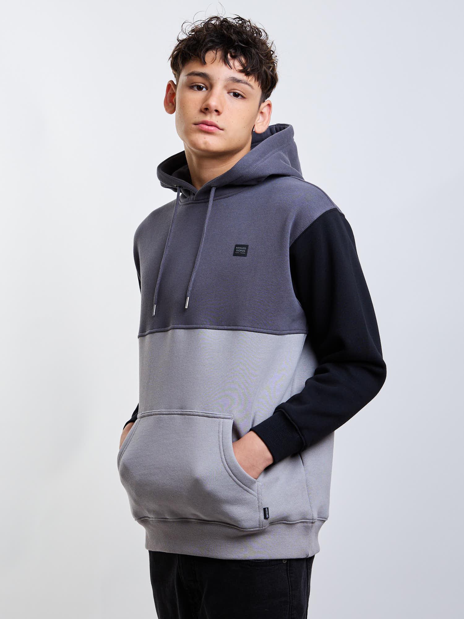 POLERON CANGURO SAILOR GRIS INFANTIL MAUI AND SONS - 5