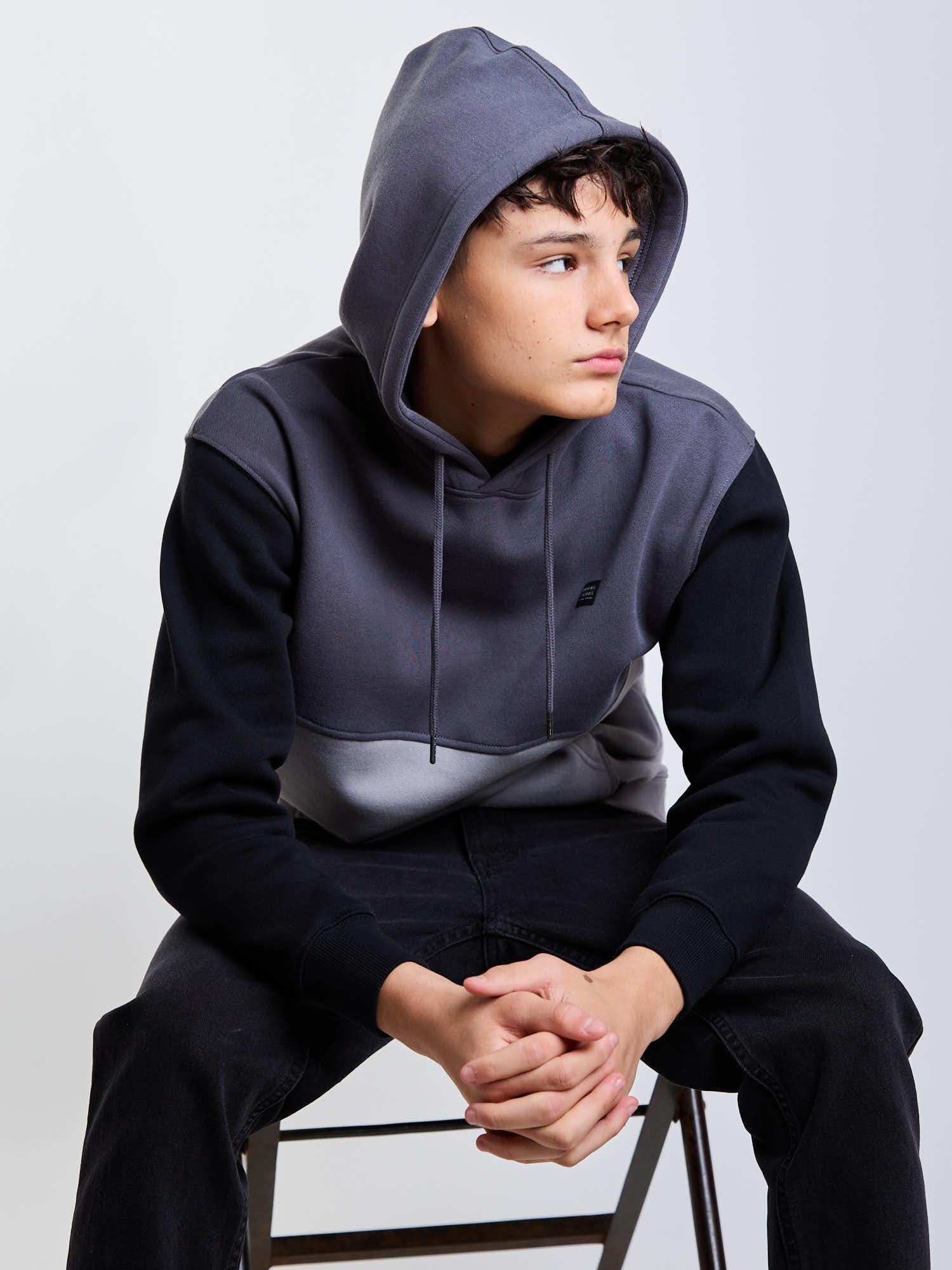 POLERON CANGURO SAILOR GRIS INFANTIL MAUI AND SONS - 6